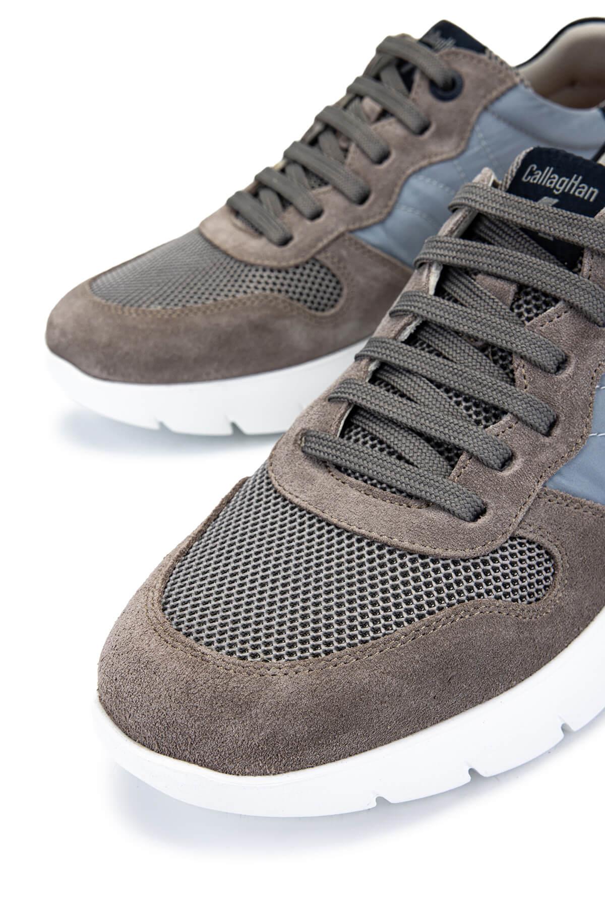 CALLAGHAN Erkek Deri & Tekstil Gri Sneakers & Spor Ayakkabı