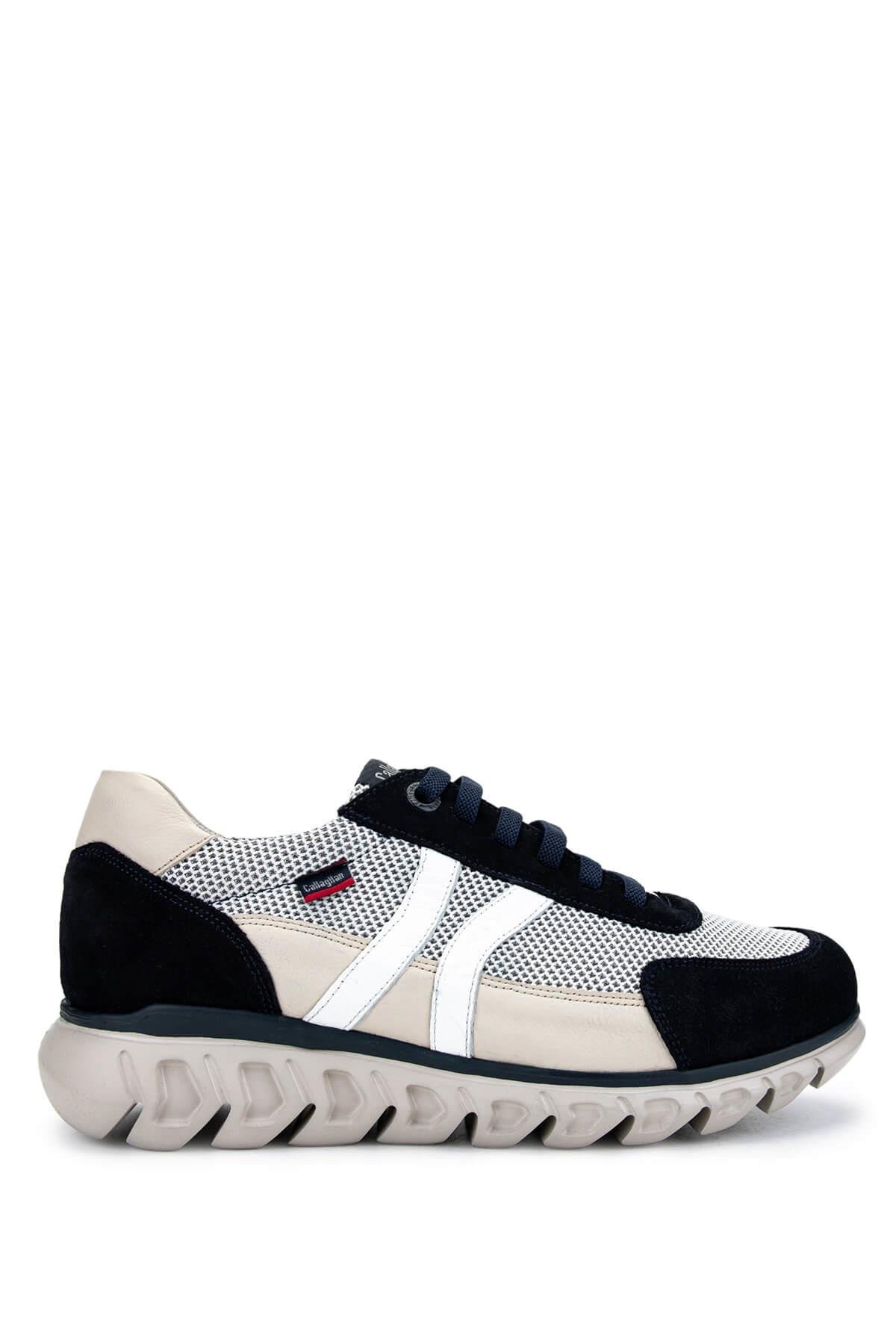 CALLAGHAN Erkek Deri & Tekstil Lacivert/Beyaz Sneakers & Spor Ayakkabı