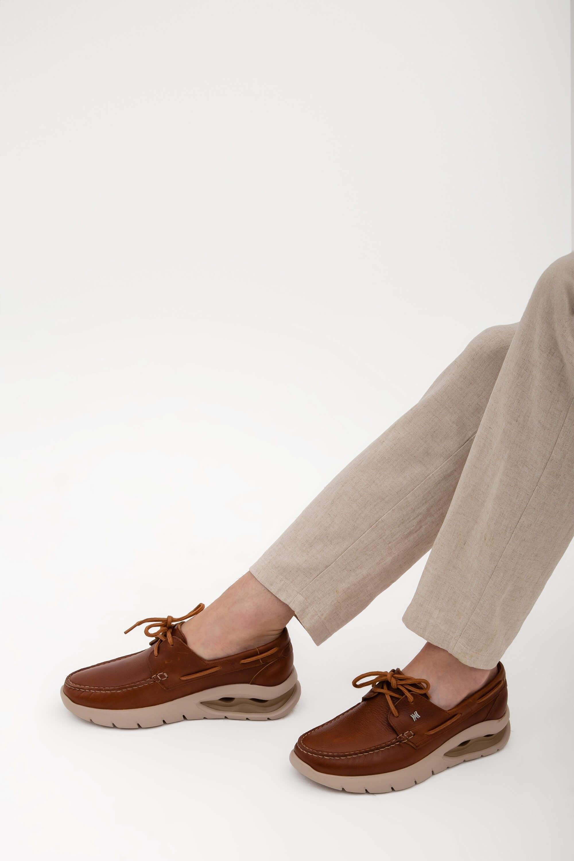 CALLAGHAN Erkek Hakiki Deri Bej Casual Ayakkabı