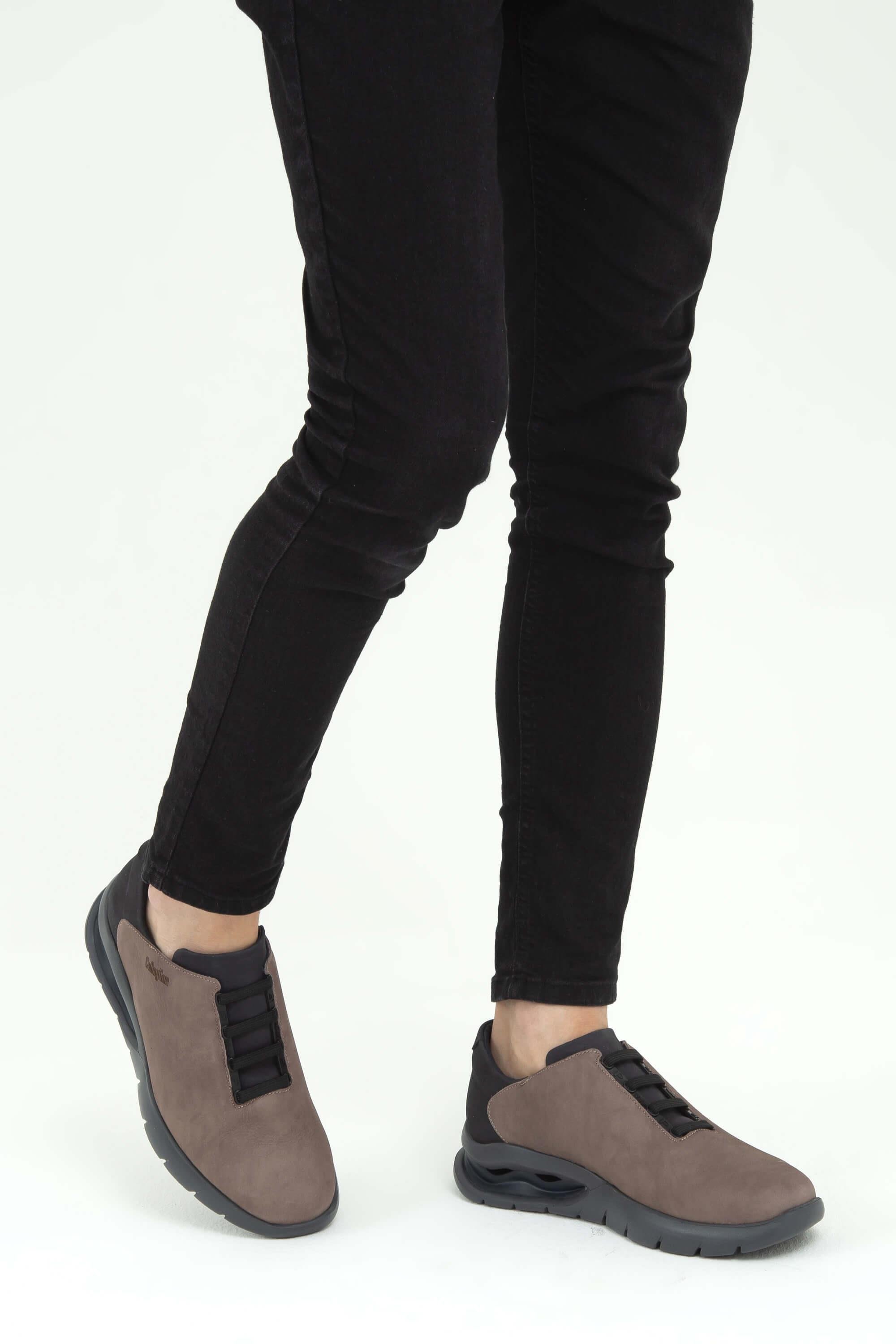 CALLAGHAN Erkek Hakiki Deri Bej Sneakers & Spor Ayakkabı