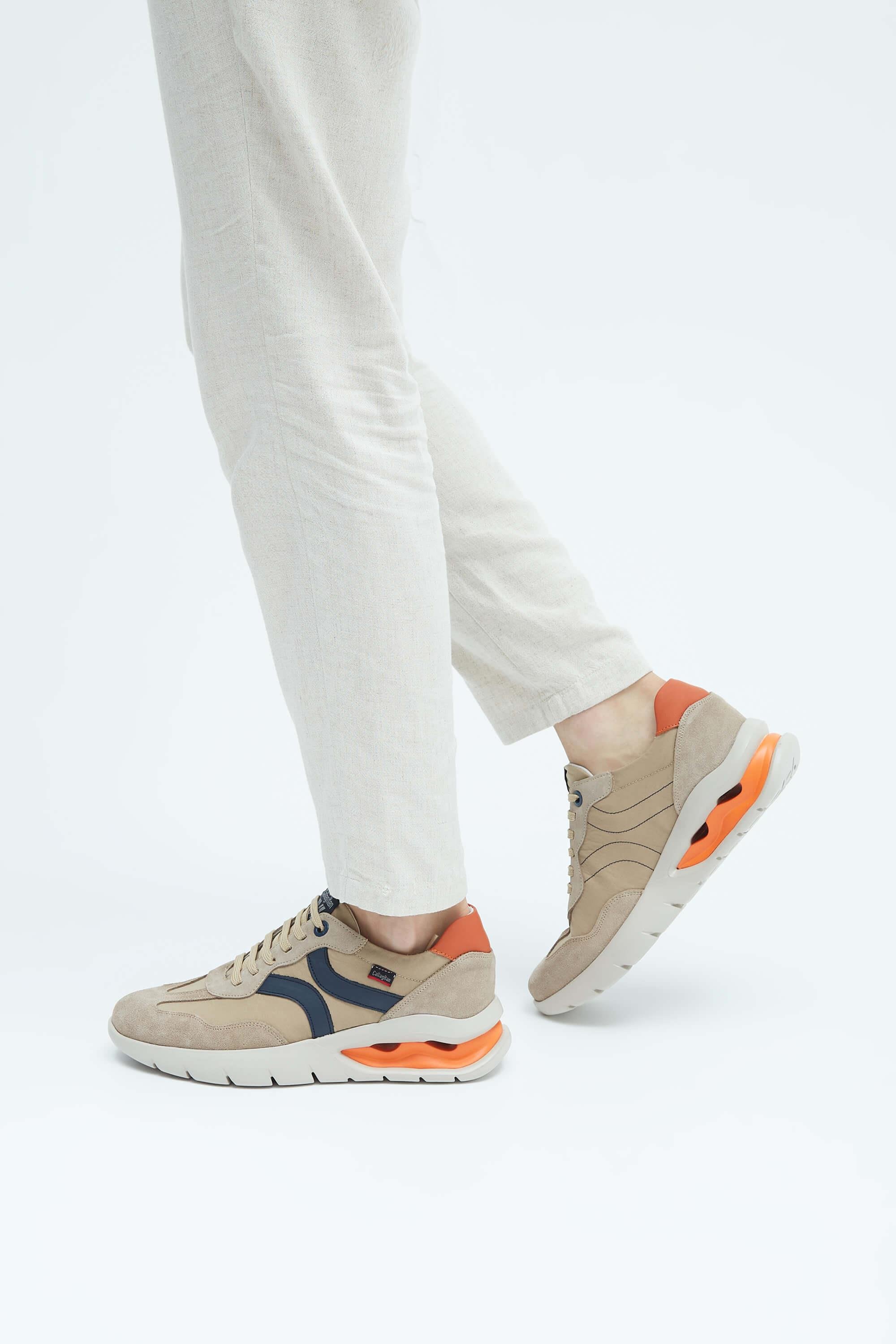 CALLAGHAN Erkek Hakiki Deri Bej Sneakers & Spor Ayakkabı