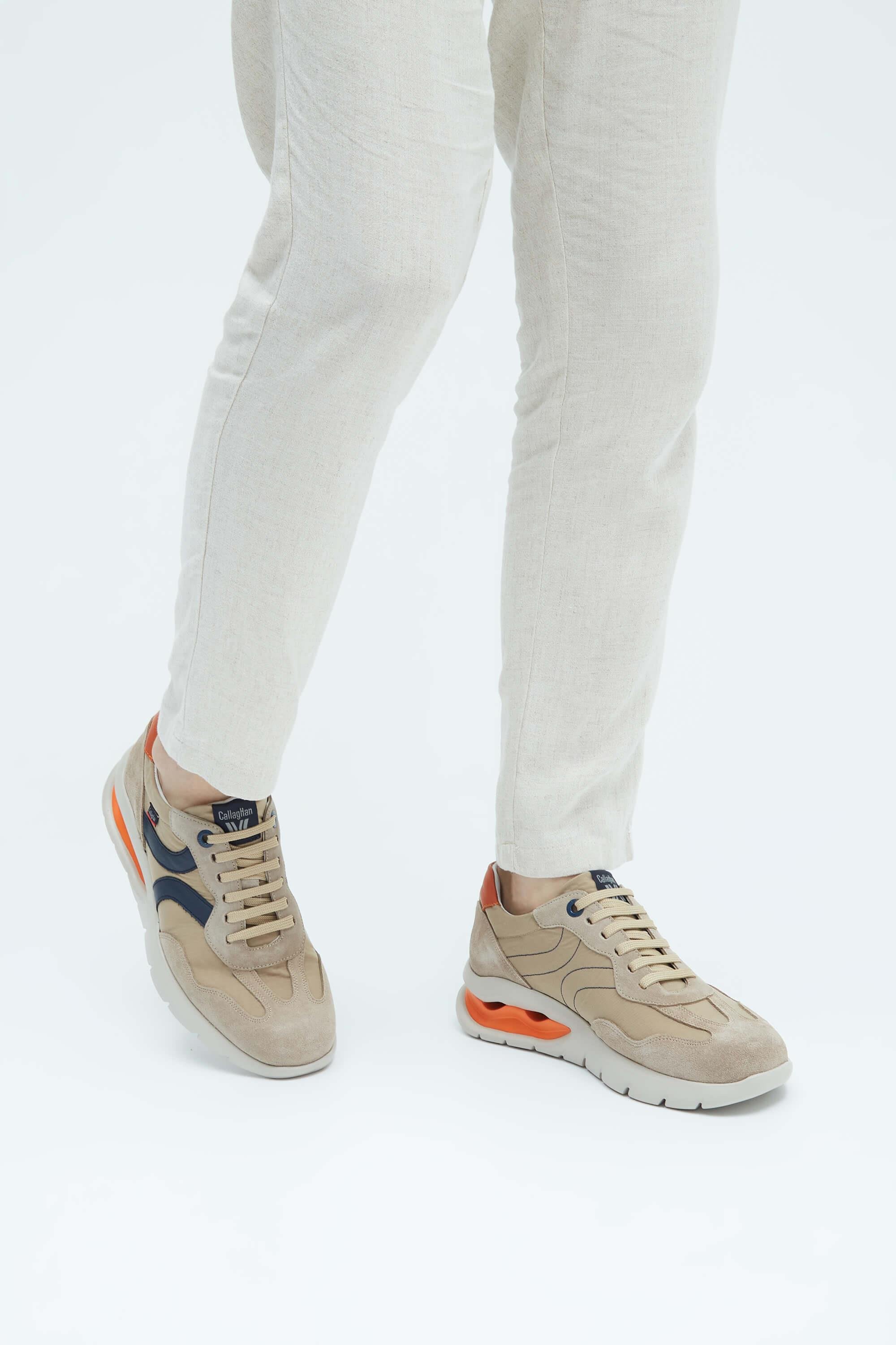 CALLAGHAN Erkek Hakiki Deri Bej Sneakers & Spor Ayakkabı