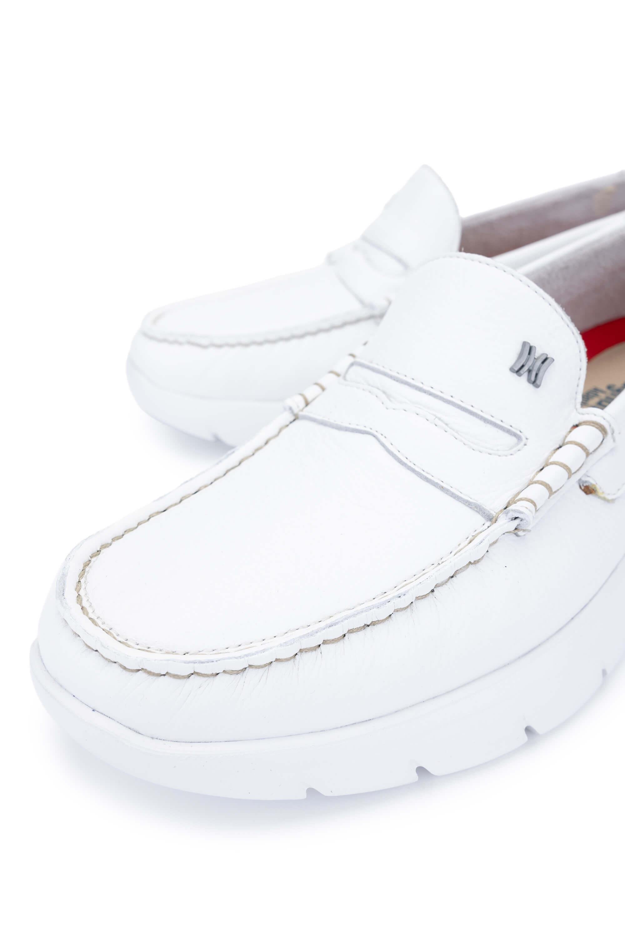 CALLAGHAN Erkek Hakiki Deri Beyaz Casual Ayakkabı