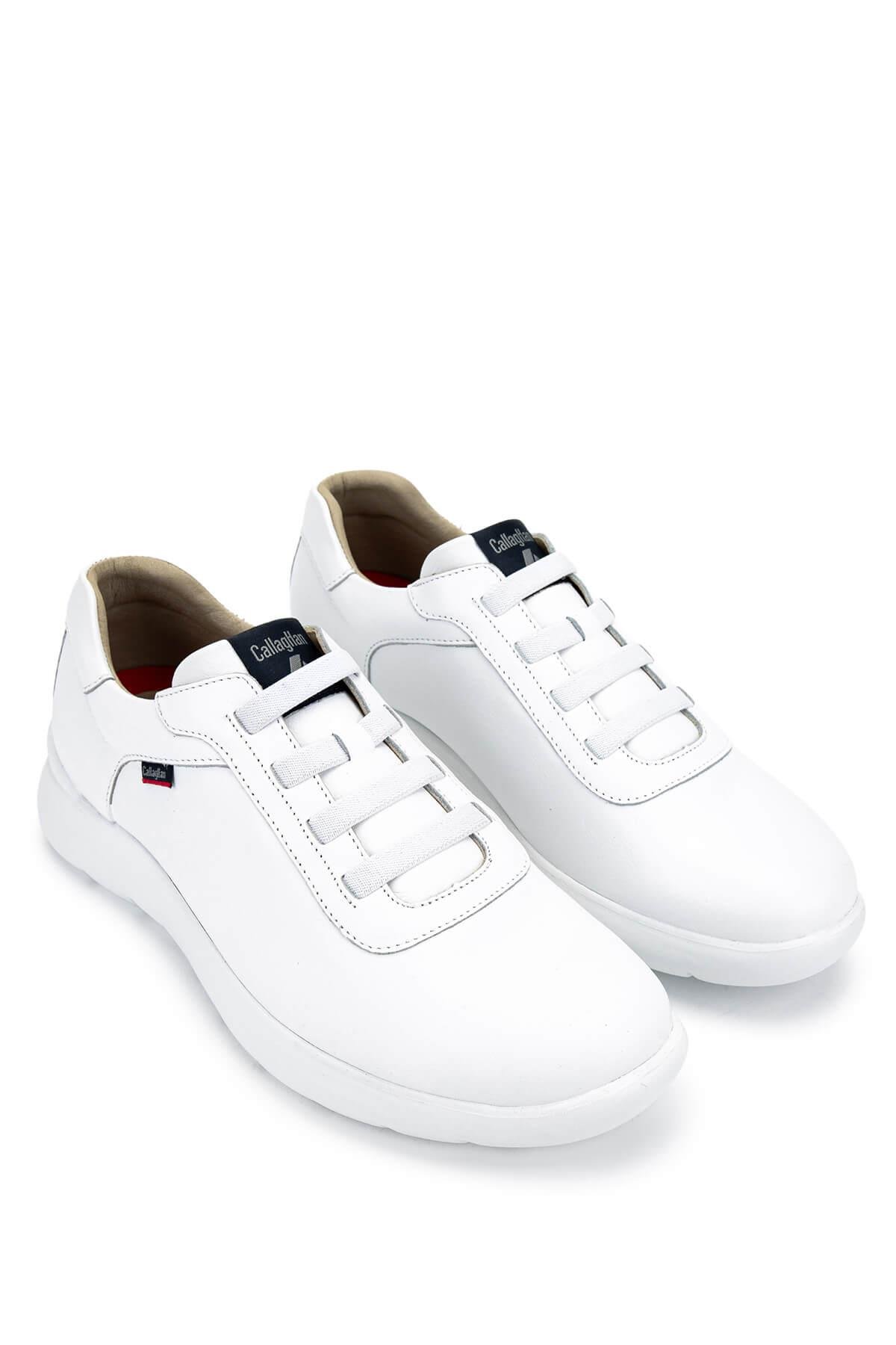 CALLAGHAN Erkek Hakiki Deri Beyaz Sneakers & Spor Ayakkabı