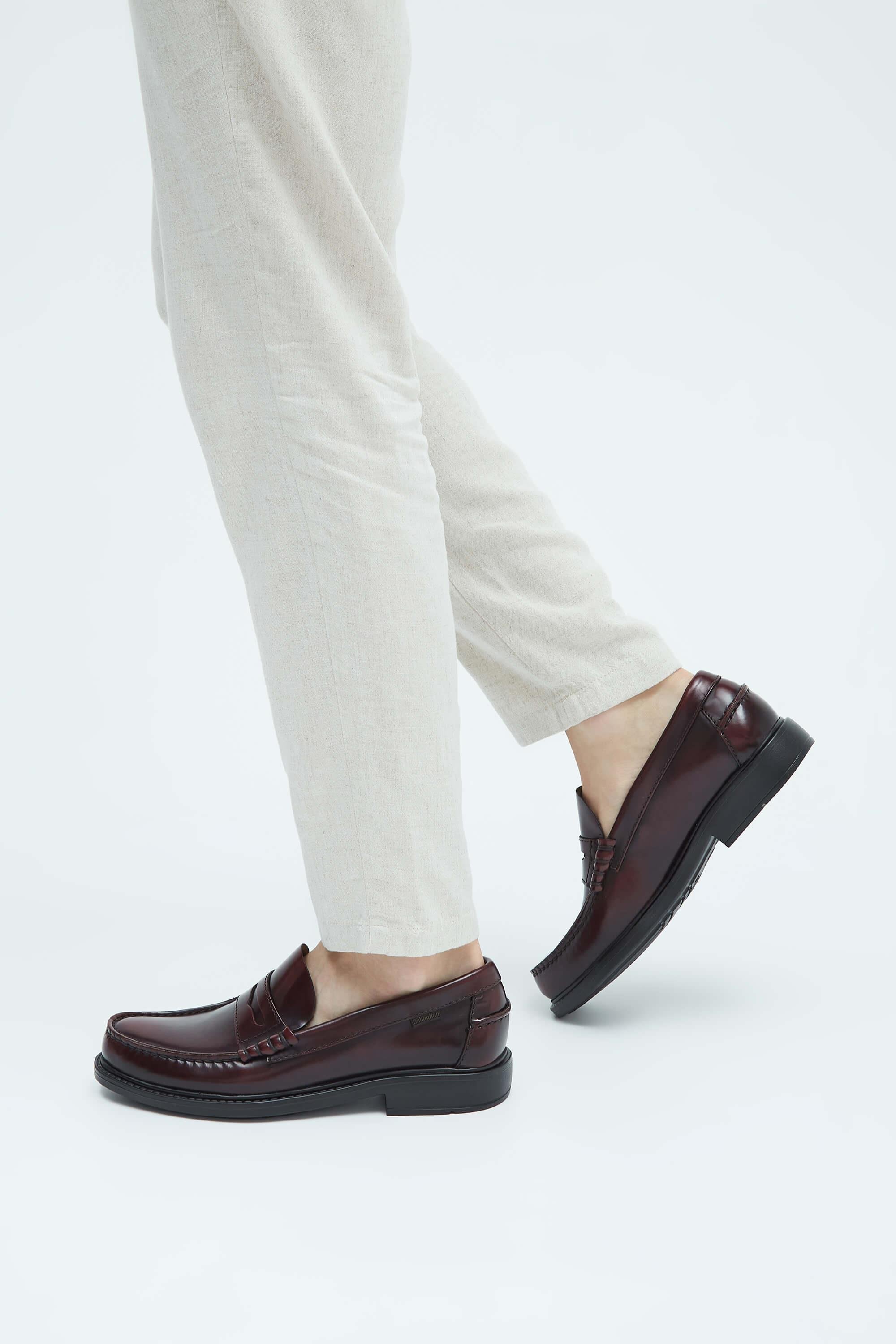 CALLAGHAN Erkek Hakiki Deri Bordo Makosen Ayakkabı