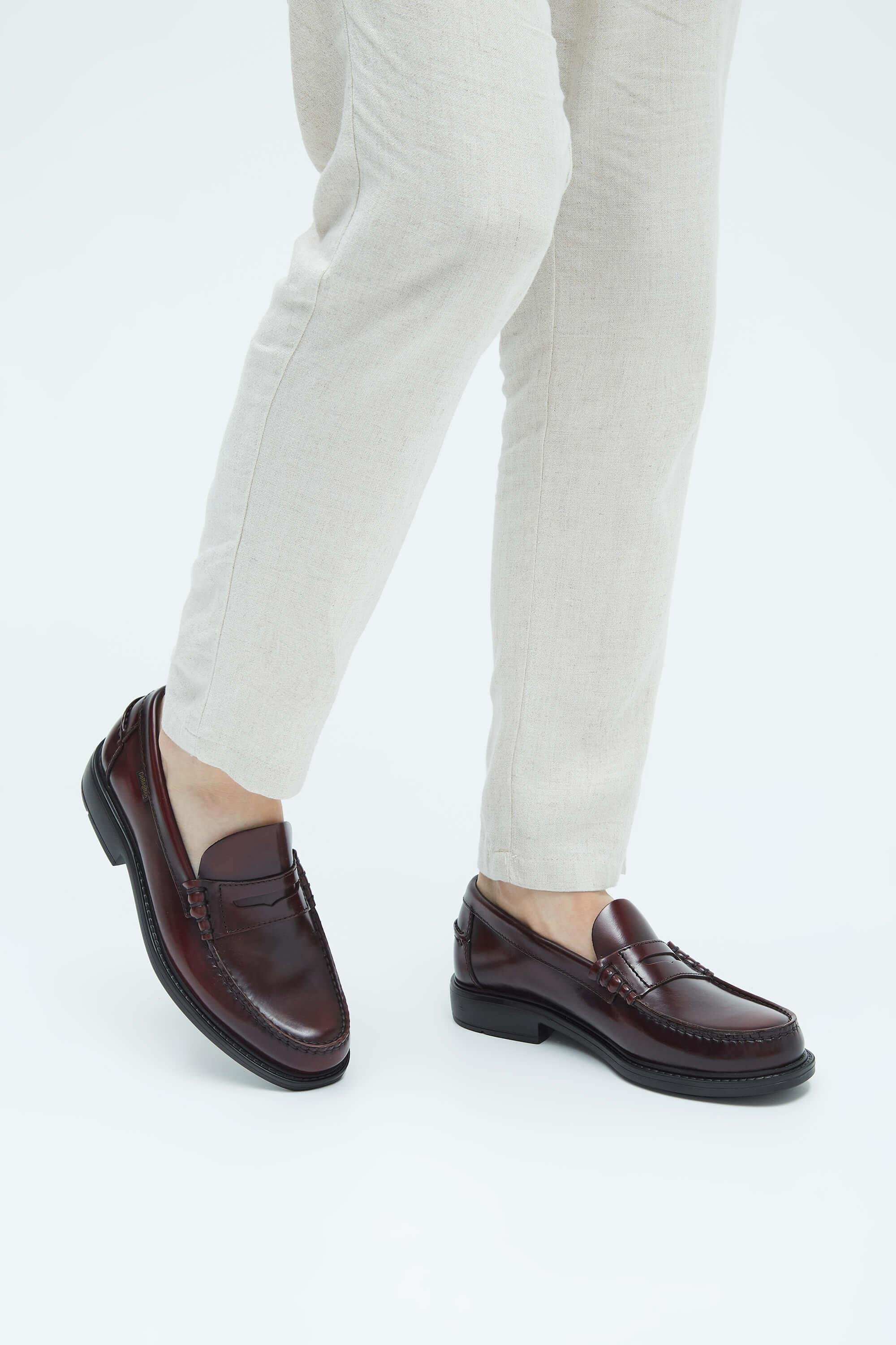 CALLAGHAN Erkek Hakiki Deri Bordo Makosen Ayakkabı