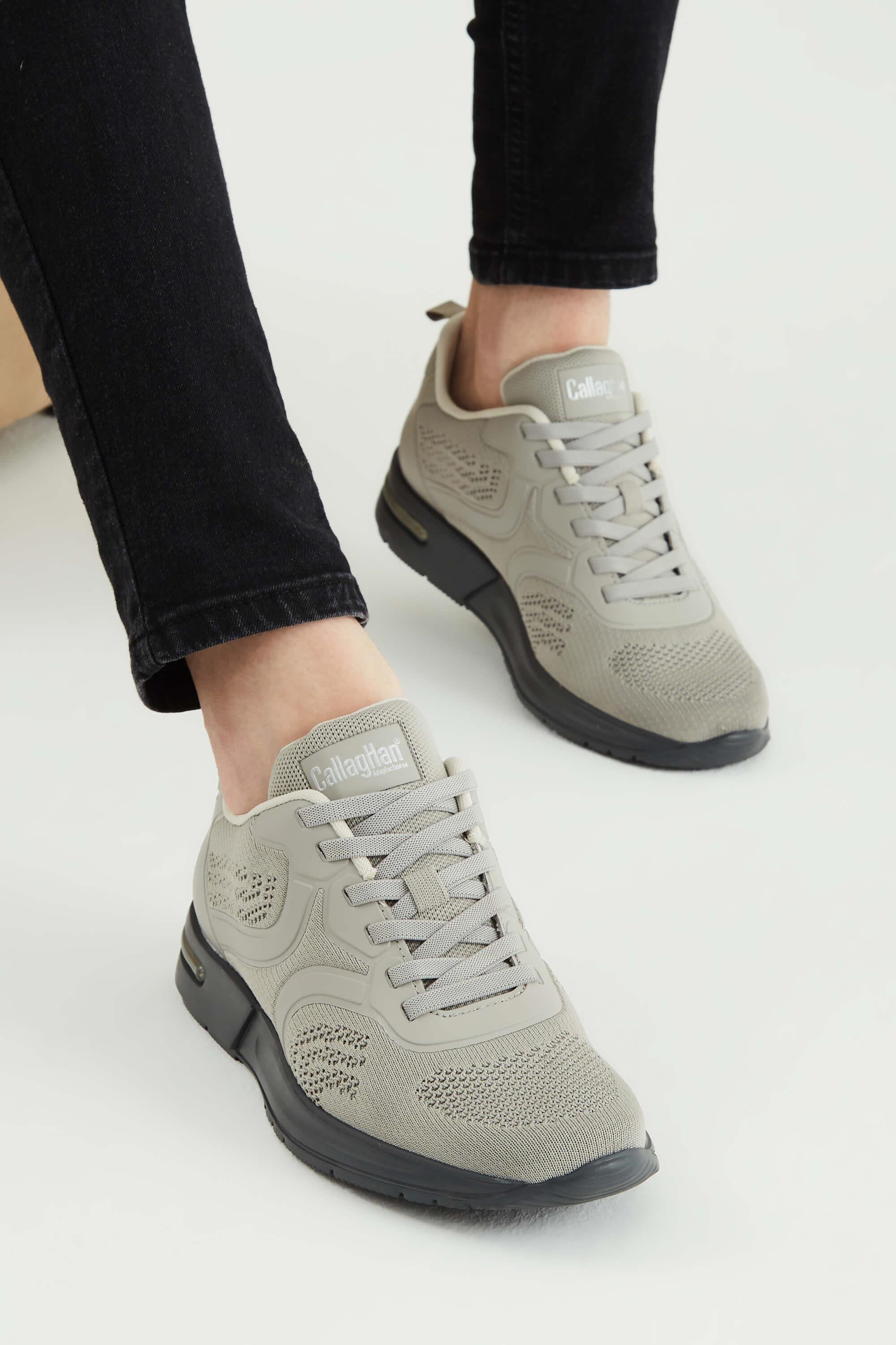 CALLAGHAN Erkek Hakiki Deri Gri Sneakers & Spor Ayakkabı