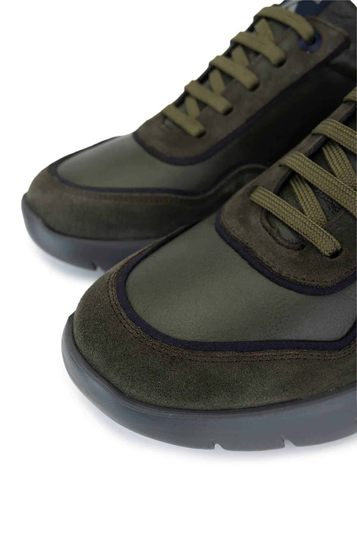 Callaghan Erkek Hakiki Deri Haki Sneakers & Spor Ayakkabı