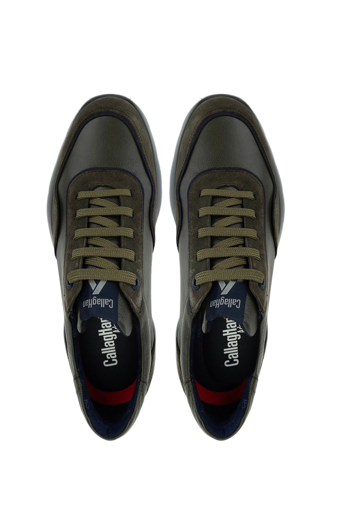 Callaghan Erkek Hakiki Deri Haki Sneakers & Spor Ayakkabı