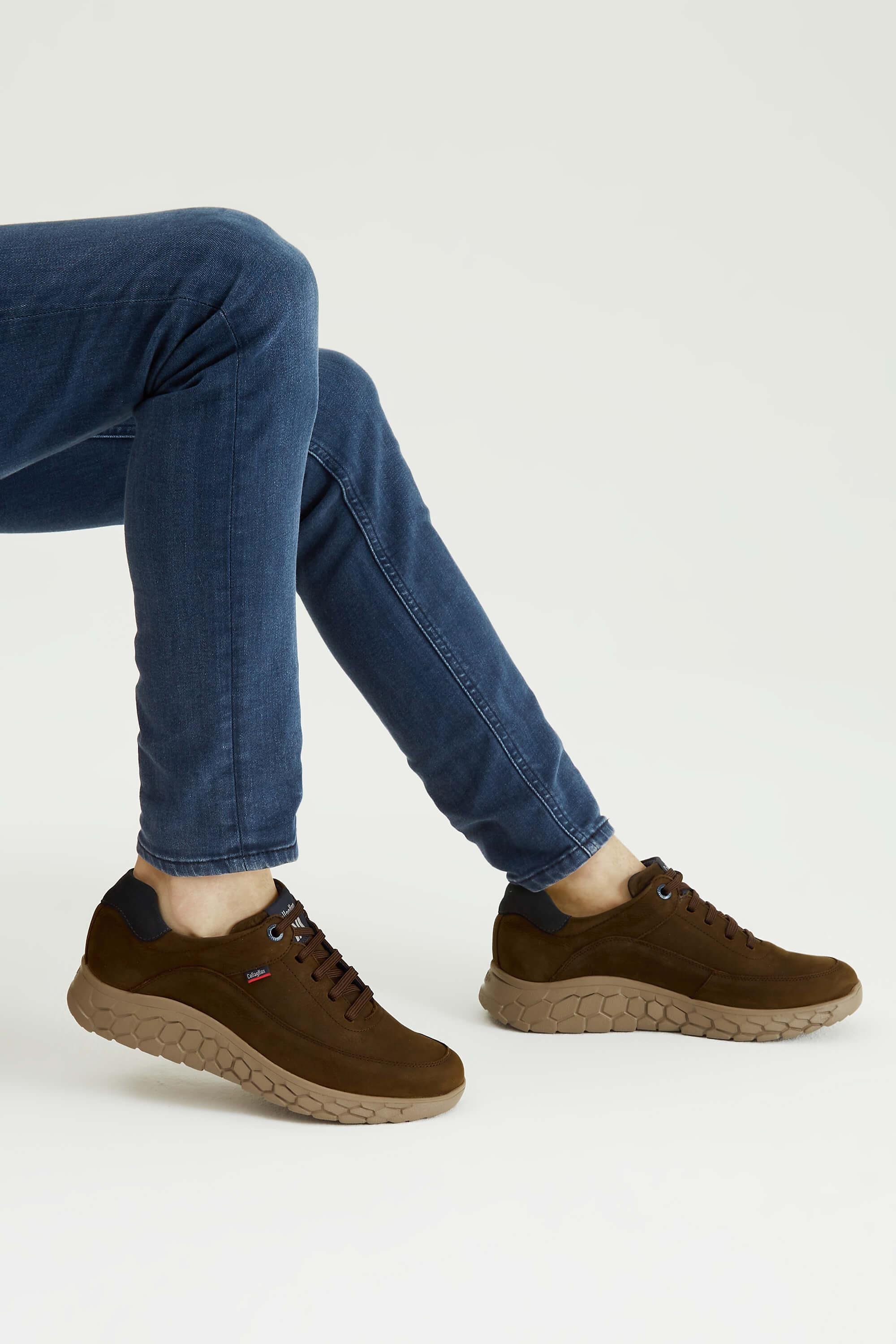 CALLAGHAN Erkek Hakiki Deri Kahverengi Sneakers & Spor Ayakkabı