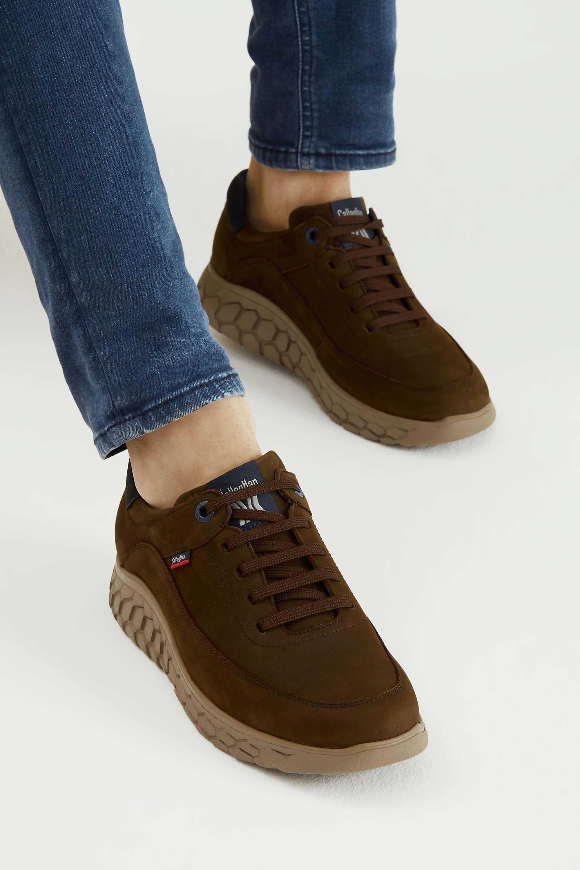 CALLAGHAN Erkek Hakiki Deri Kahverengi Sneakers & Spor Ayakkabı