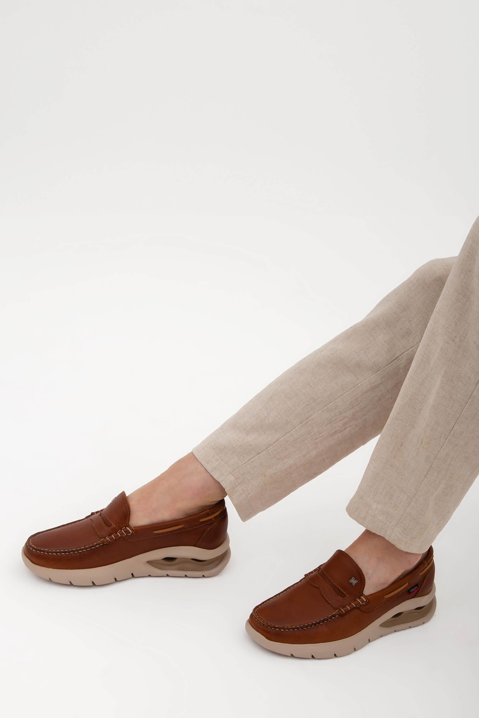 CALLAGHAN Erkek Hakiki Deri Kahverengi Casual Ayakkabı