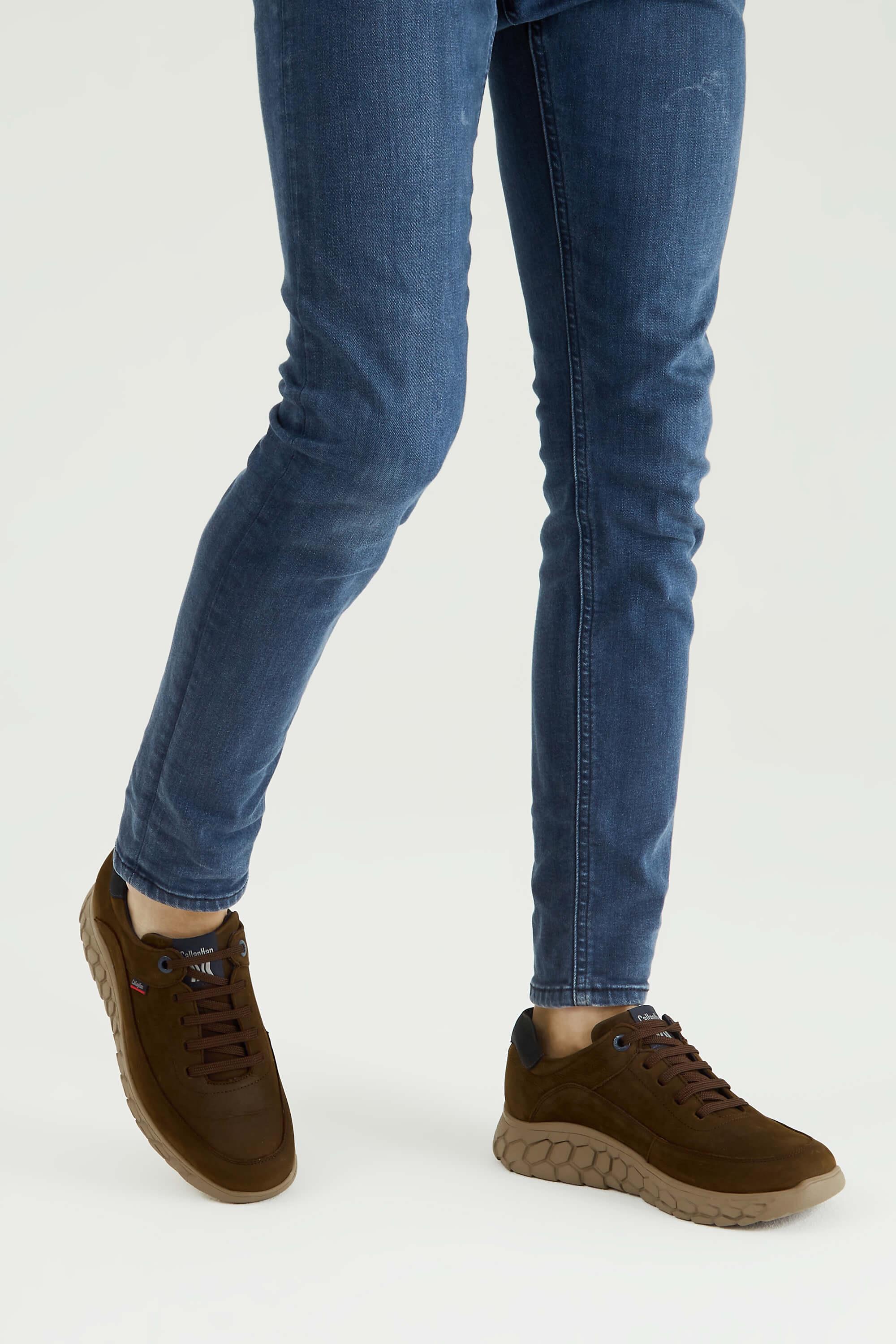 CALLAGHAN Erkek Hakiki Deri Kahverengi Sneakers & Spor Ayakkabı