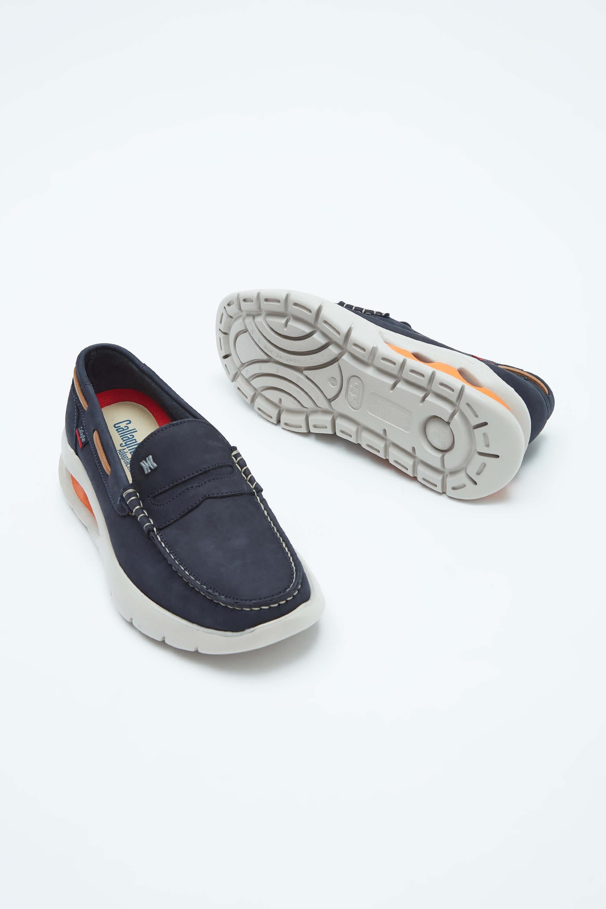 CALLAGHAN Erkek Hakiki Deri Lacivert Nubuk Casual Ayakkabı