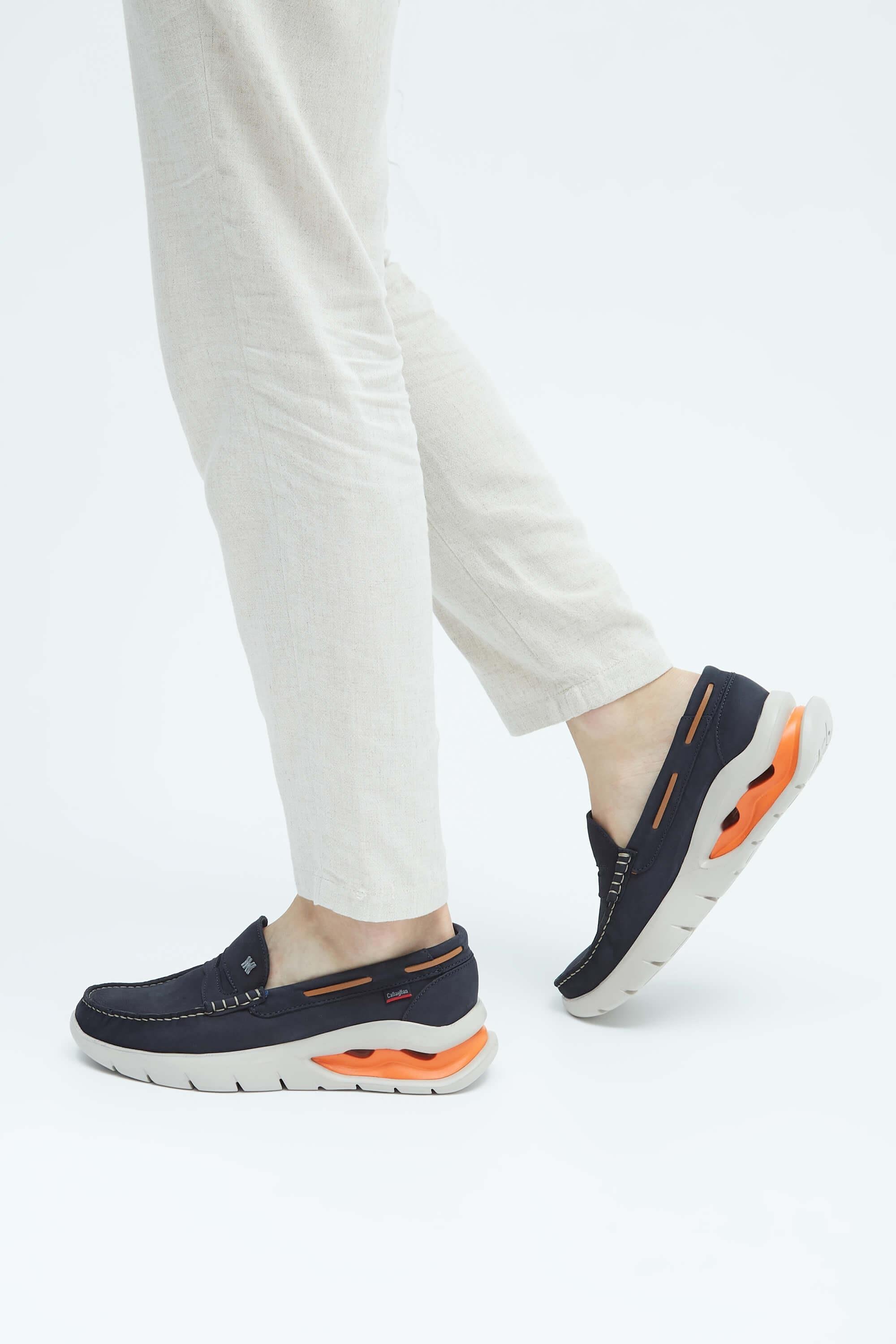 CALLAGHAN Erkek Hakiki Deri Lacivert Nubuk Casual Ayakkabı