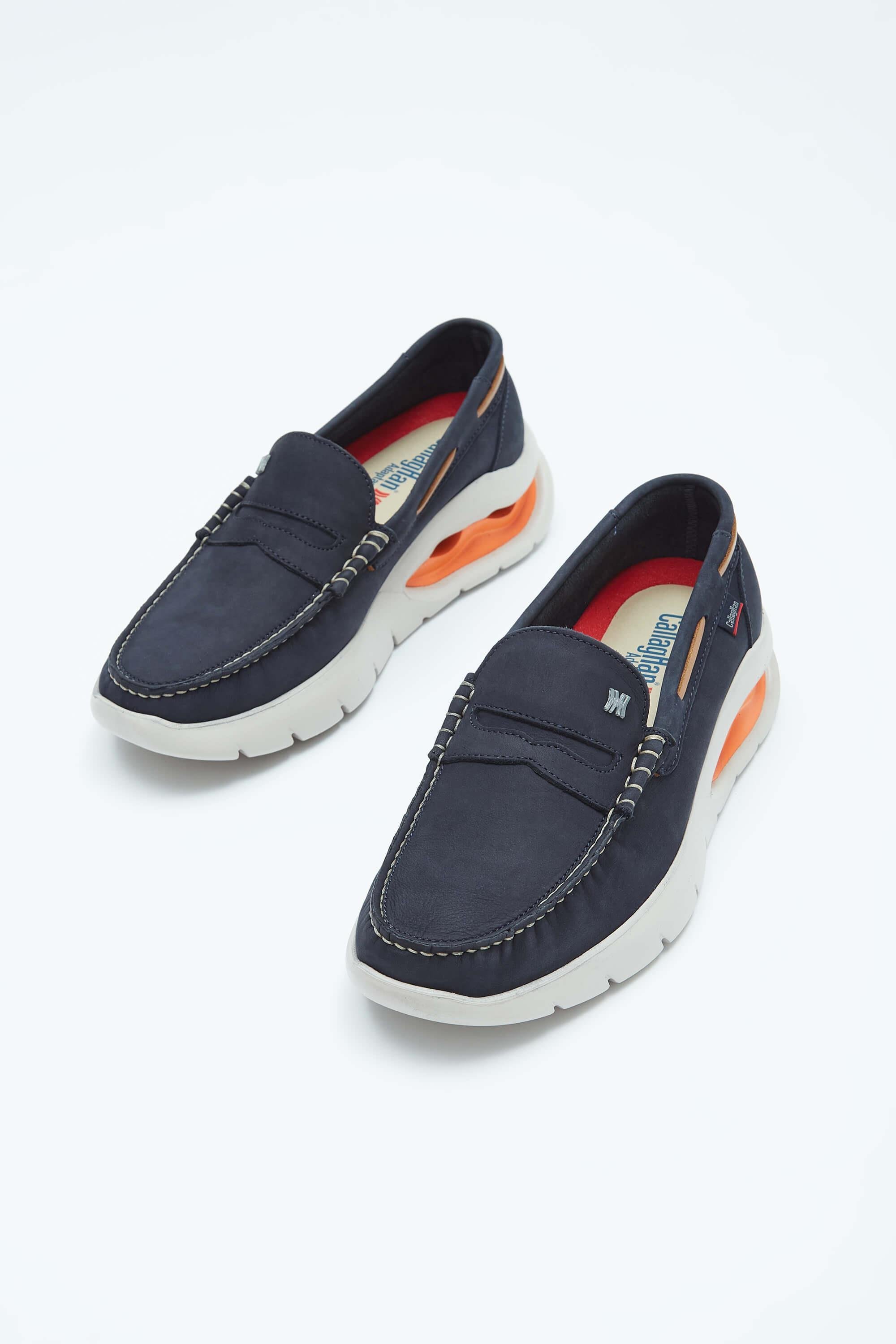 CALLAGHAN Erkek Hakiki Deri Lacivert Nubuk Casual Ayakkabı