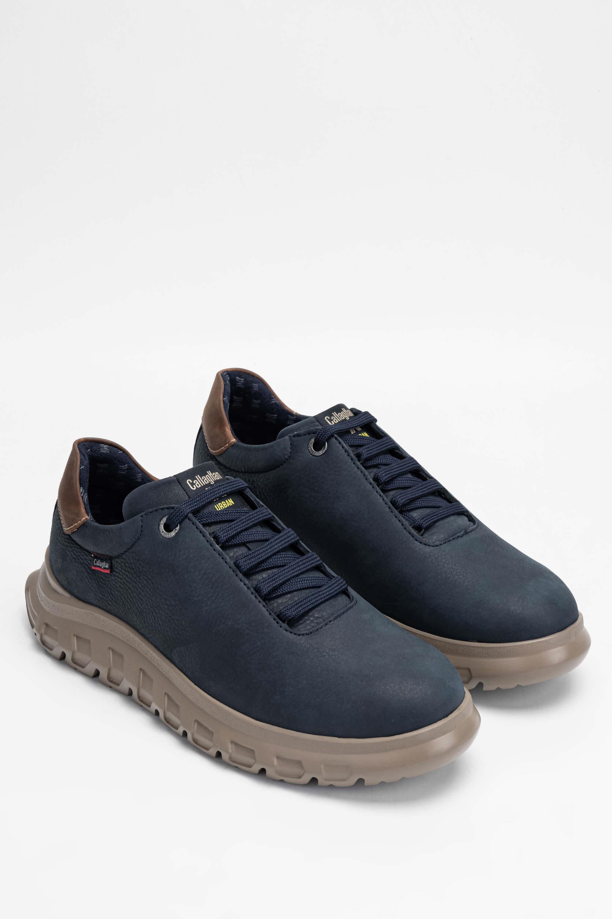 CALLAGHAN Erkek Hakiki Deri Lacivert Nubuk Sneakers & Spor Ayakkabı