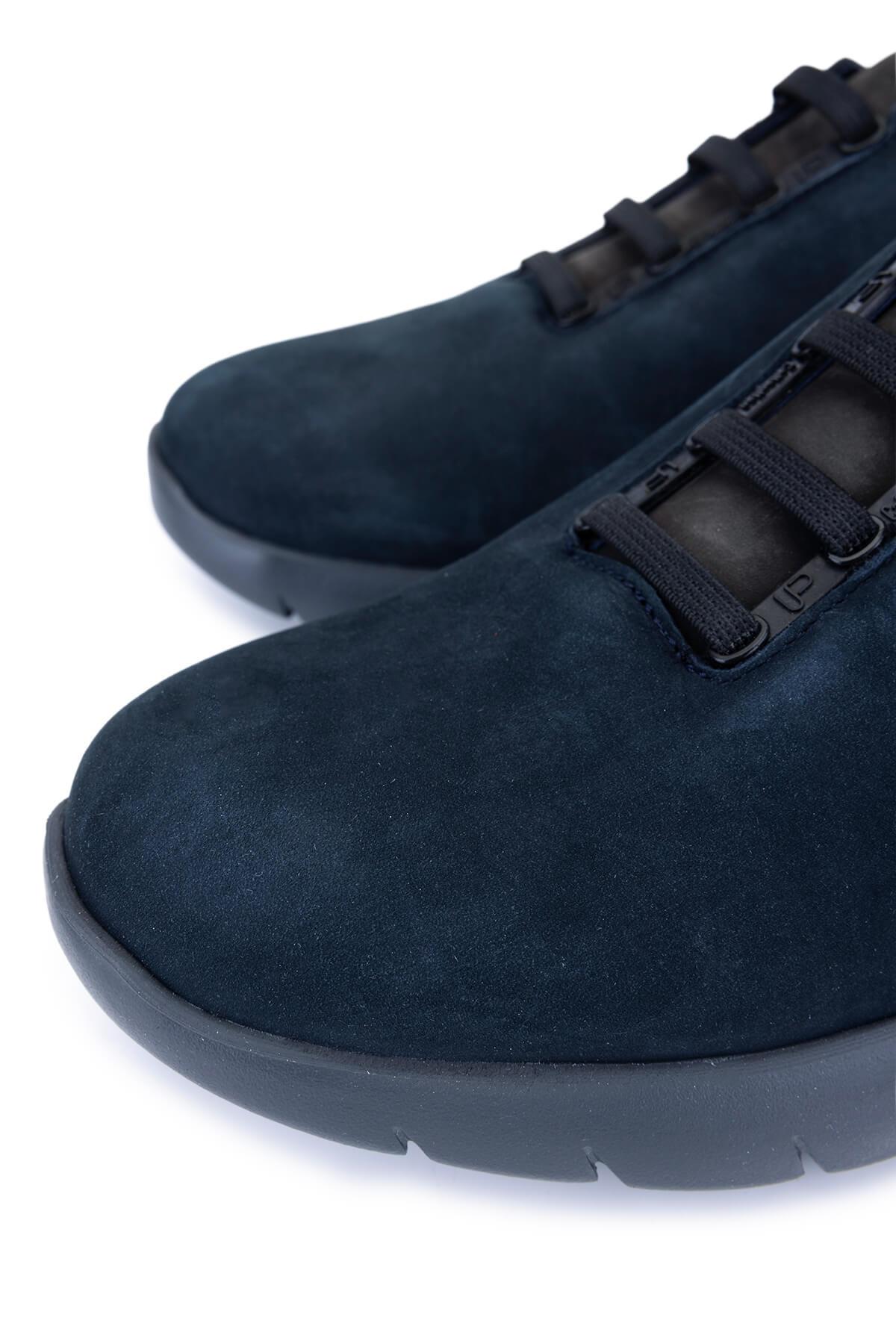 Callaghan Erkek Hakiki Deri Mavi Sneakers & Spor Ayakkabı