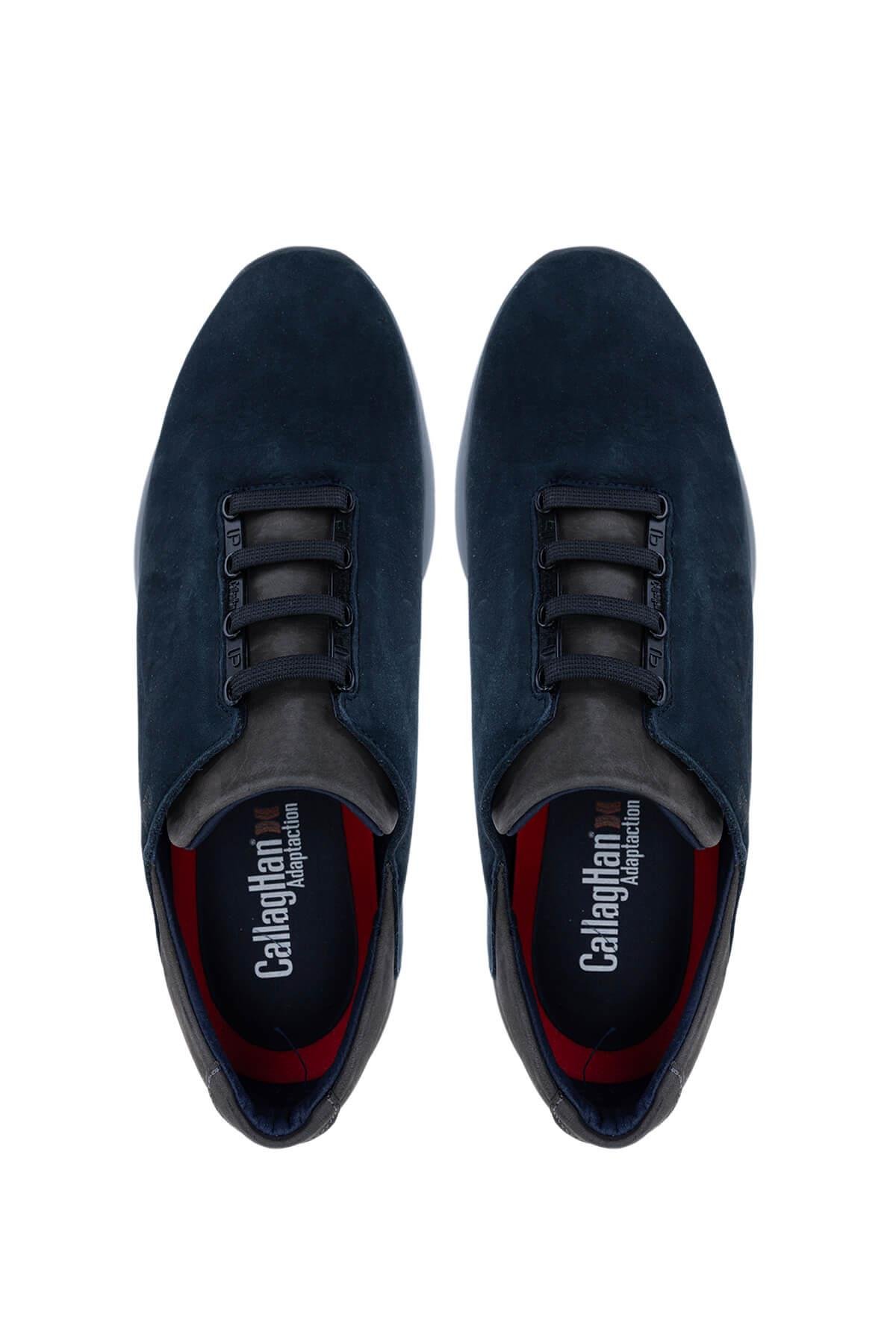 Callaghan Erkek Hakiki Deri Mavi Sneakers & Spor Ayakkabı