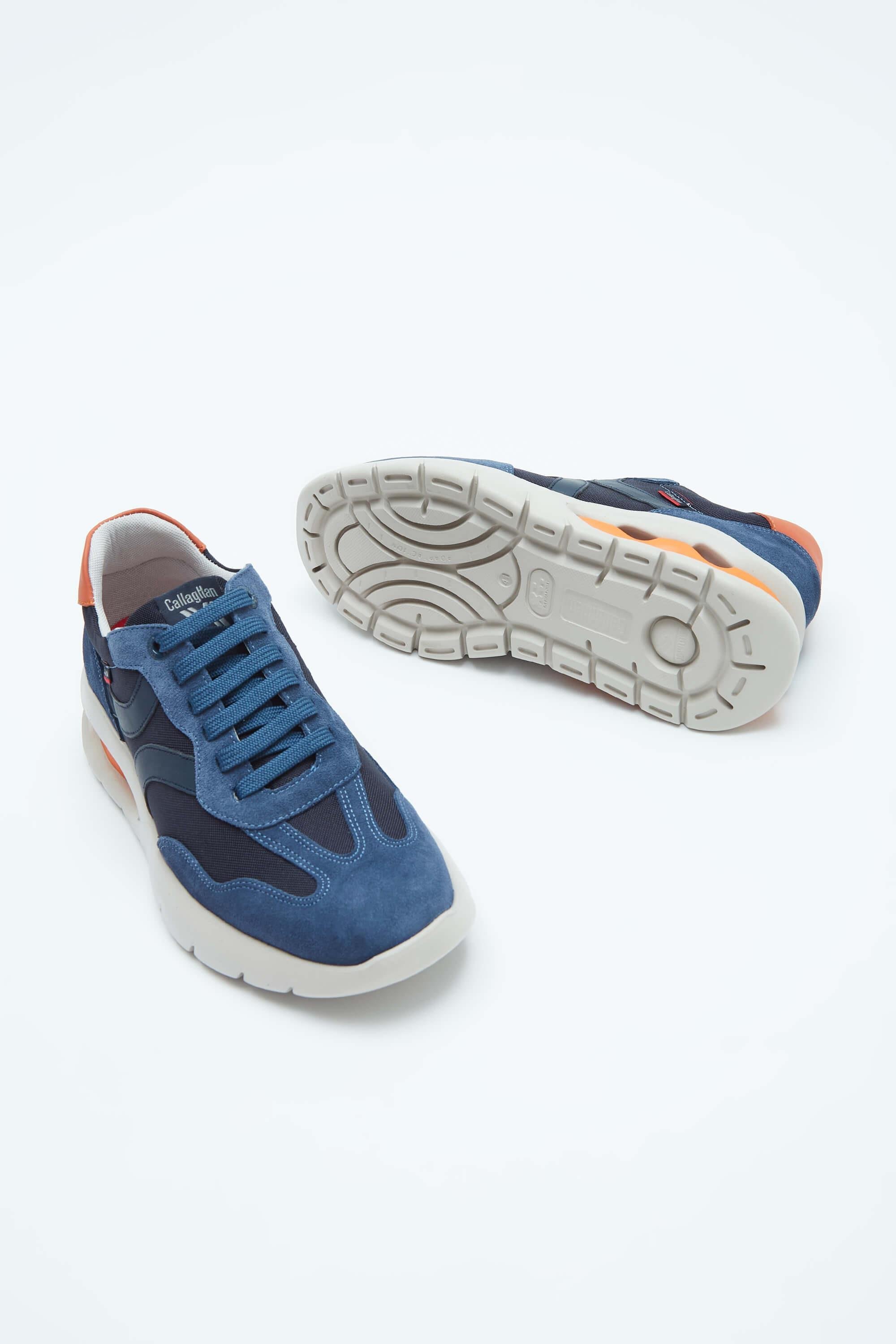 CALLAGHAN Erkek Hakiki Deri Mavi Sneakers & Spor Ayakkabı