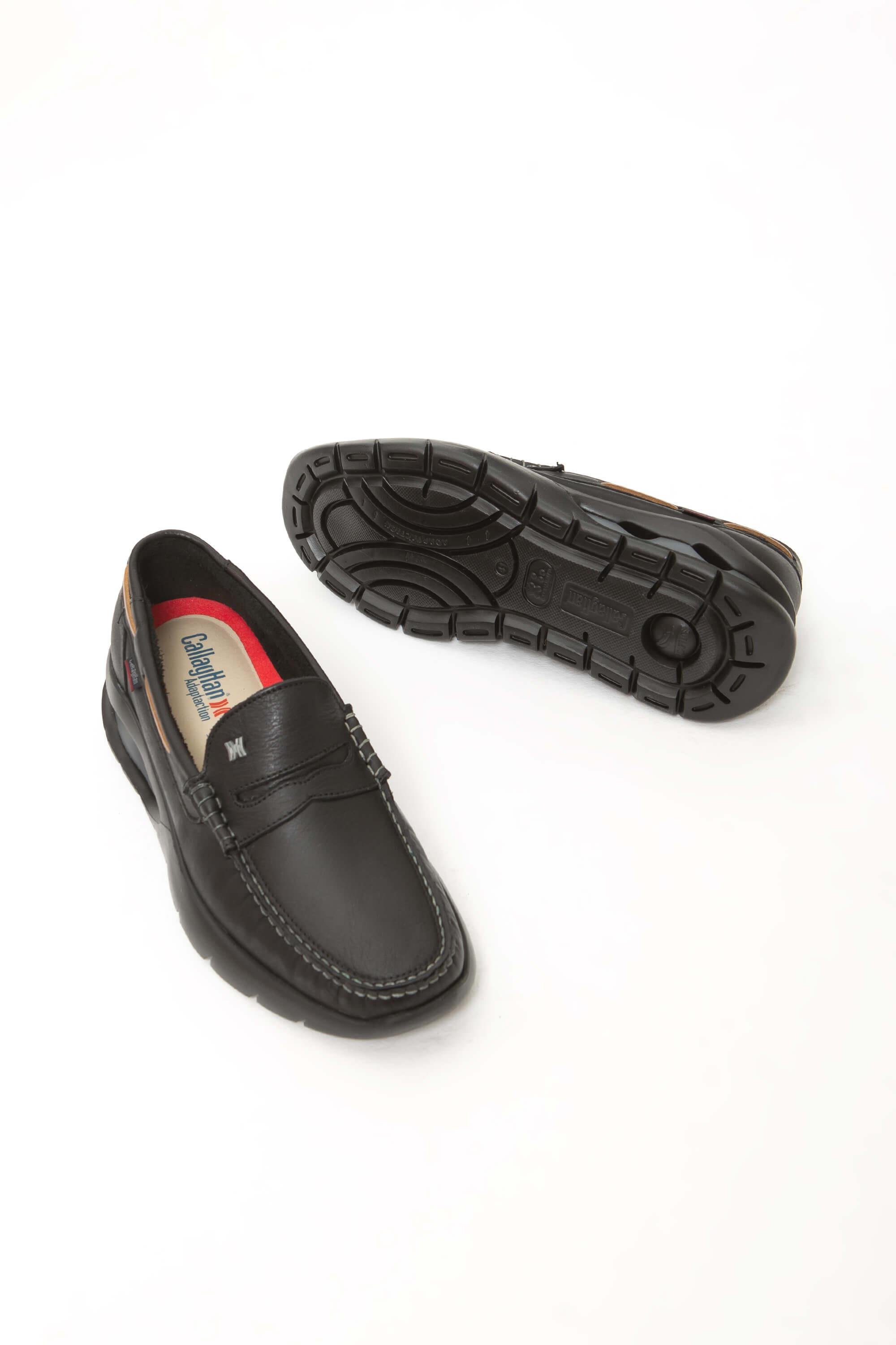 CALLAGHAN Erkek Hakiki Deri Siyah Casual Ayakkabı