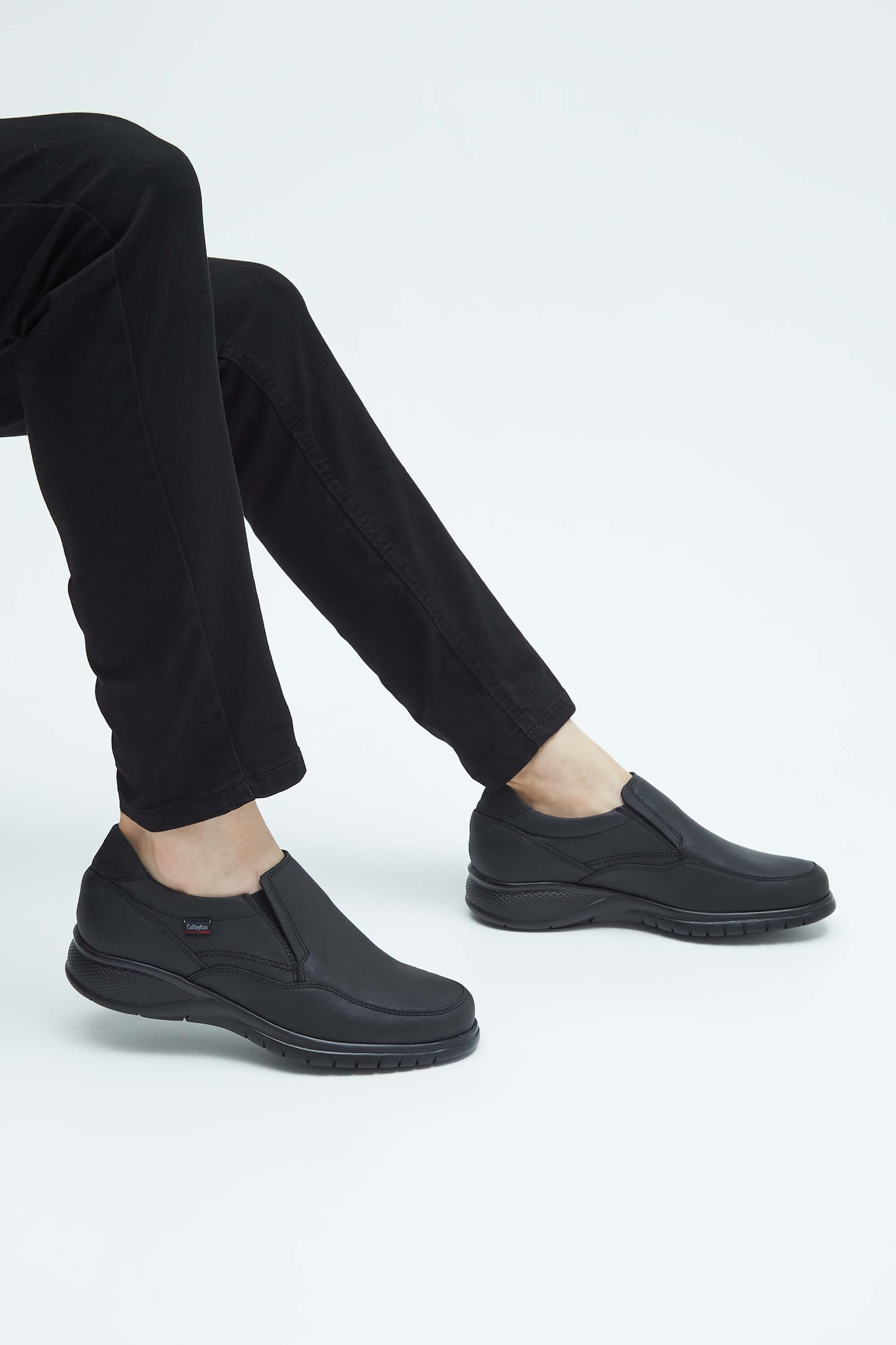 CALLAGHAN Erkek Hakiki Deri Siyah Casual Ayakkabı