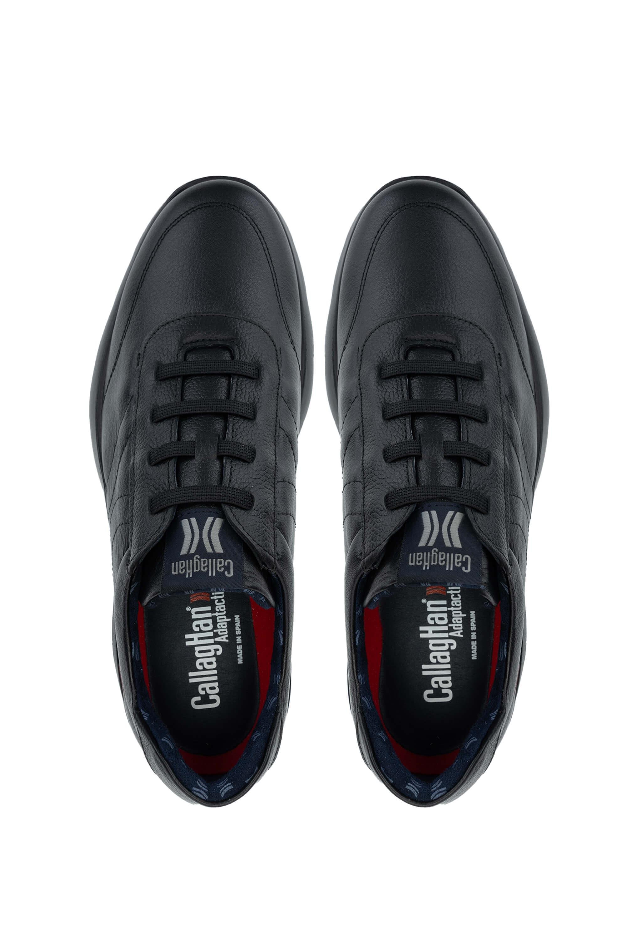 CALLAGHAN Erkek Hakiki Deri Siyah Sneakers & Spor Ayakkabı