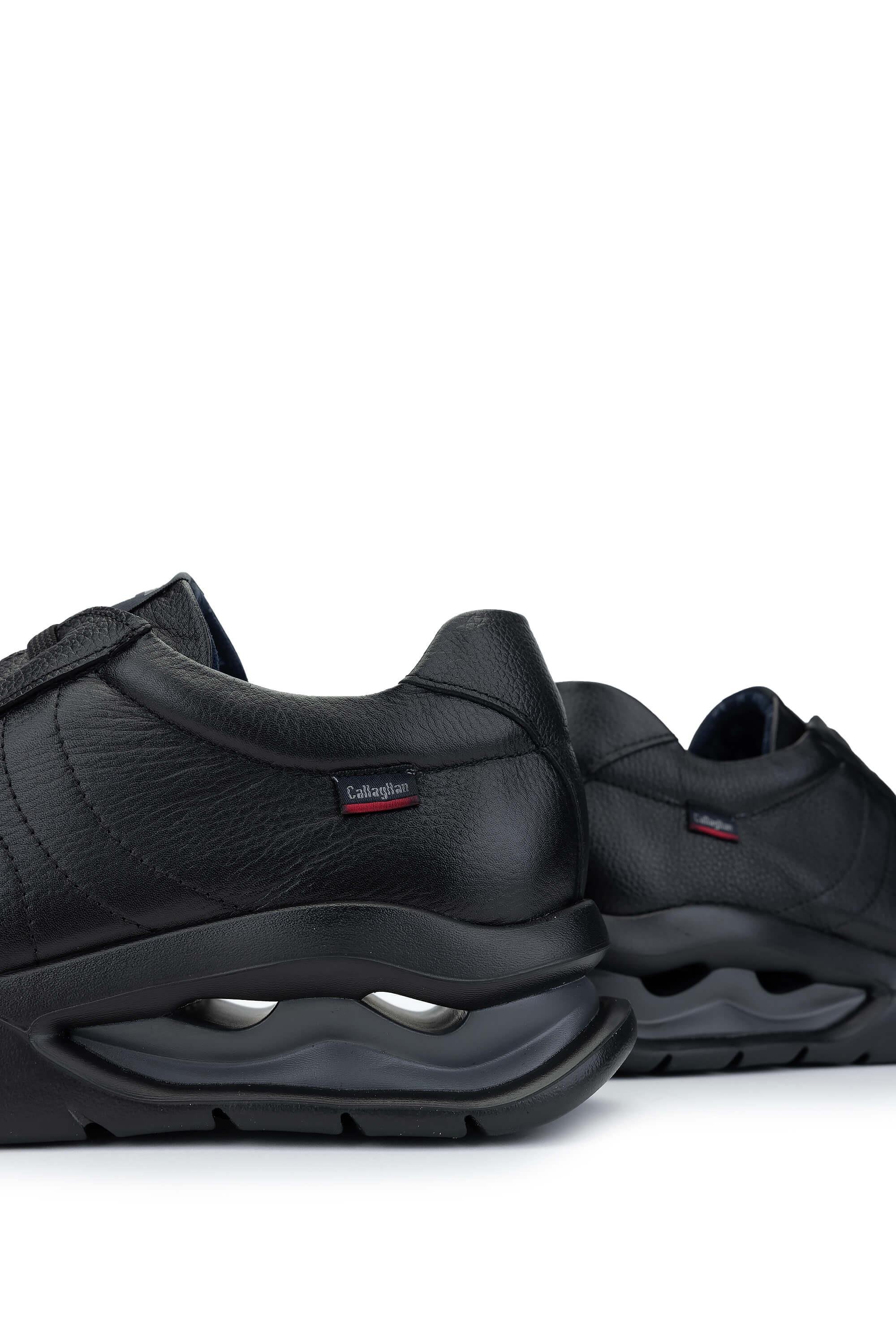 CALLAGHAN Erkek Hakiki Deri Siyah Sneakers & Spor Ayakkabı