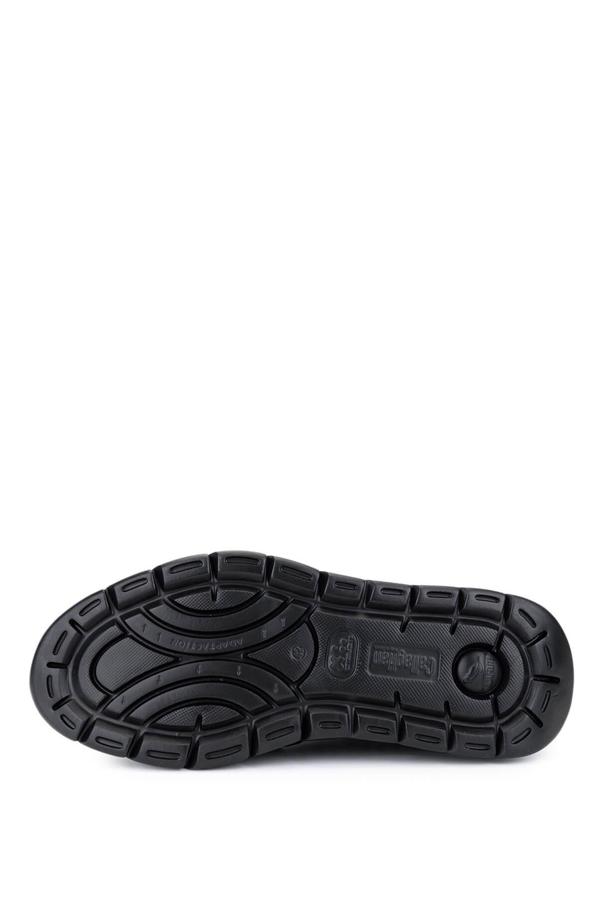 Callaghan Erkek Hakiki Deri Siyah Sneakers & Spor Ayakkabı