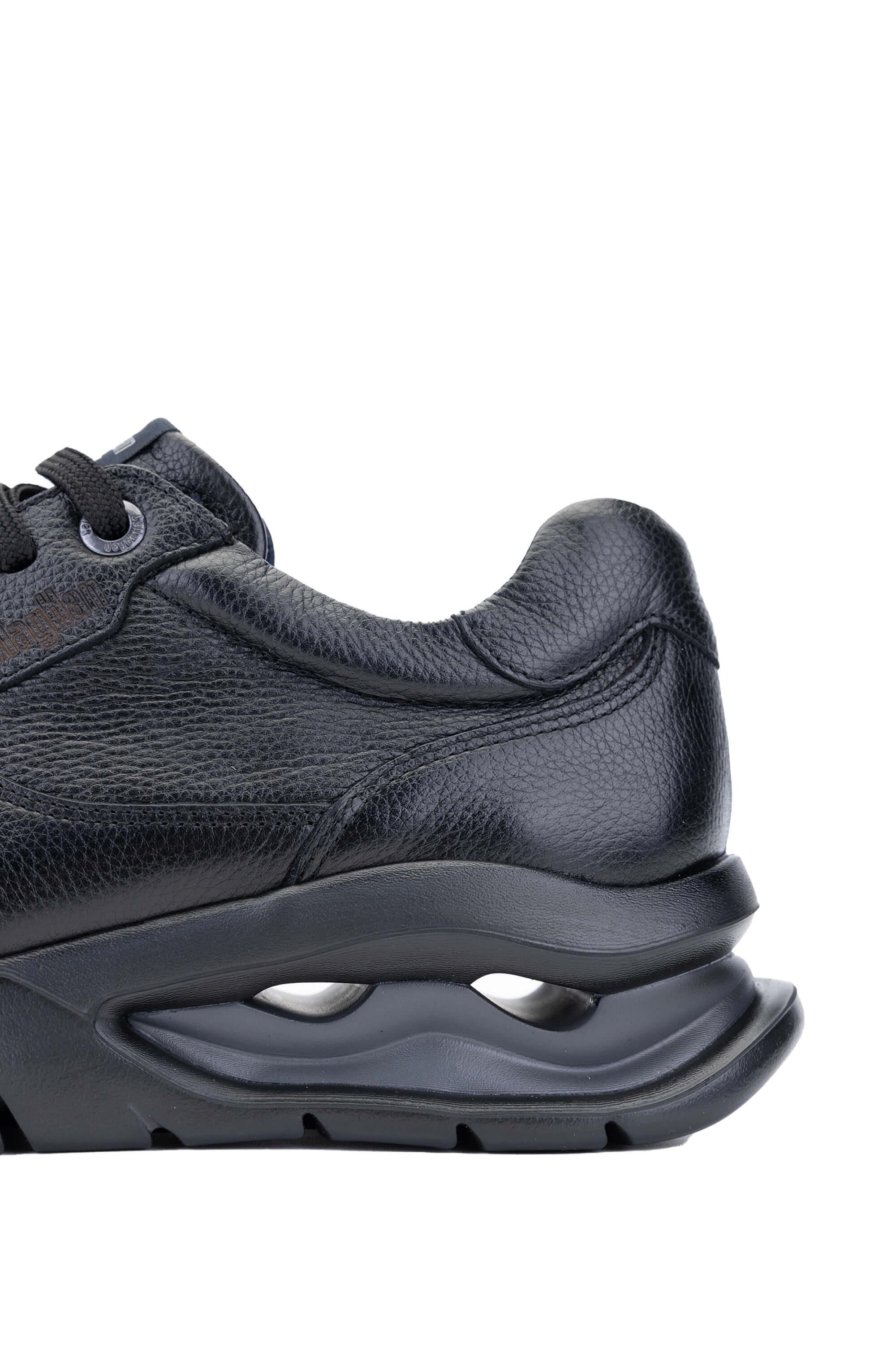 CALLAGHAN Erkek Hakiki Deri Siyah Sneakers & Spor Ayakkabı