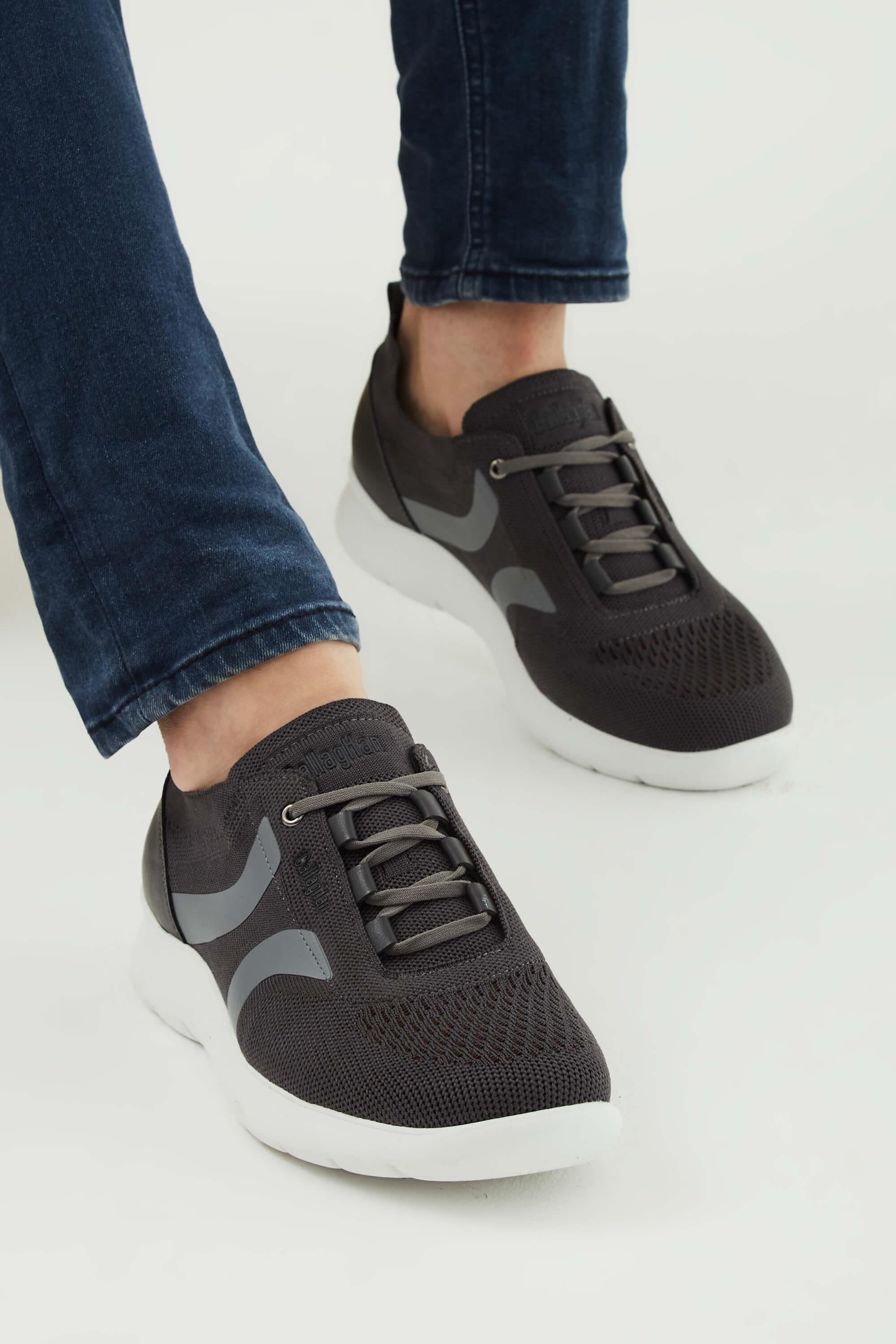 CALLAGHAN Erkek Tekstil Deri Gri Sneakers & Spor Ayakkabı
