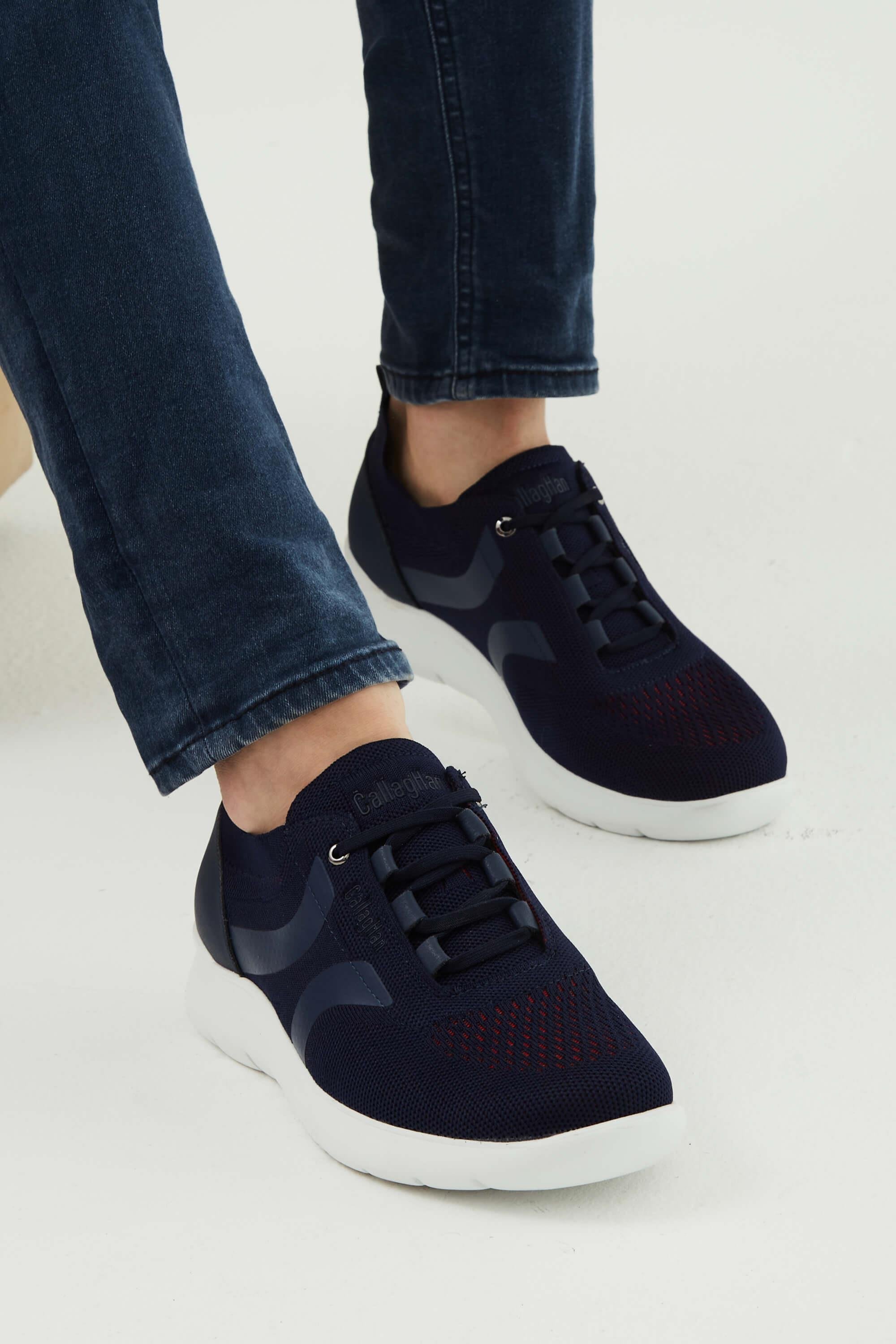 CALLAGHAN Erkek Tekstil Deri Lacivert Sneakers & Spor Ayakkabı