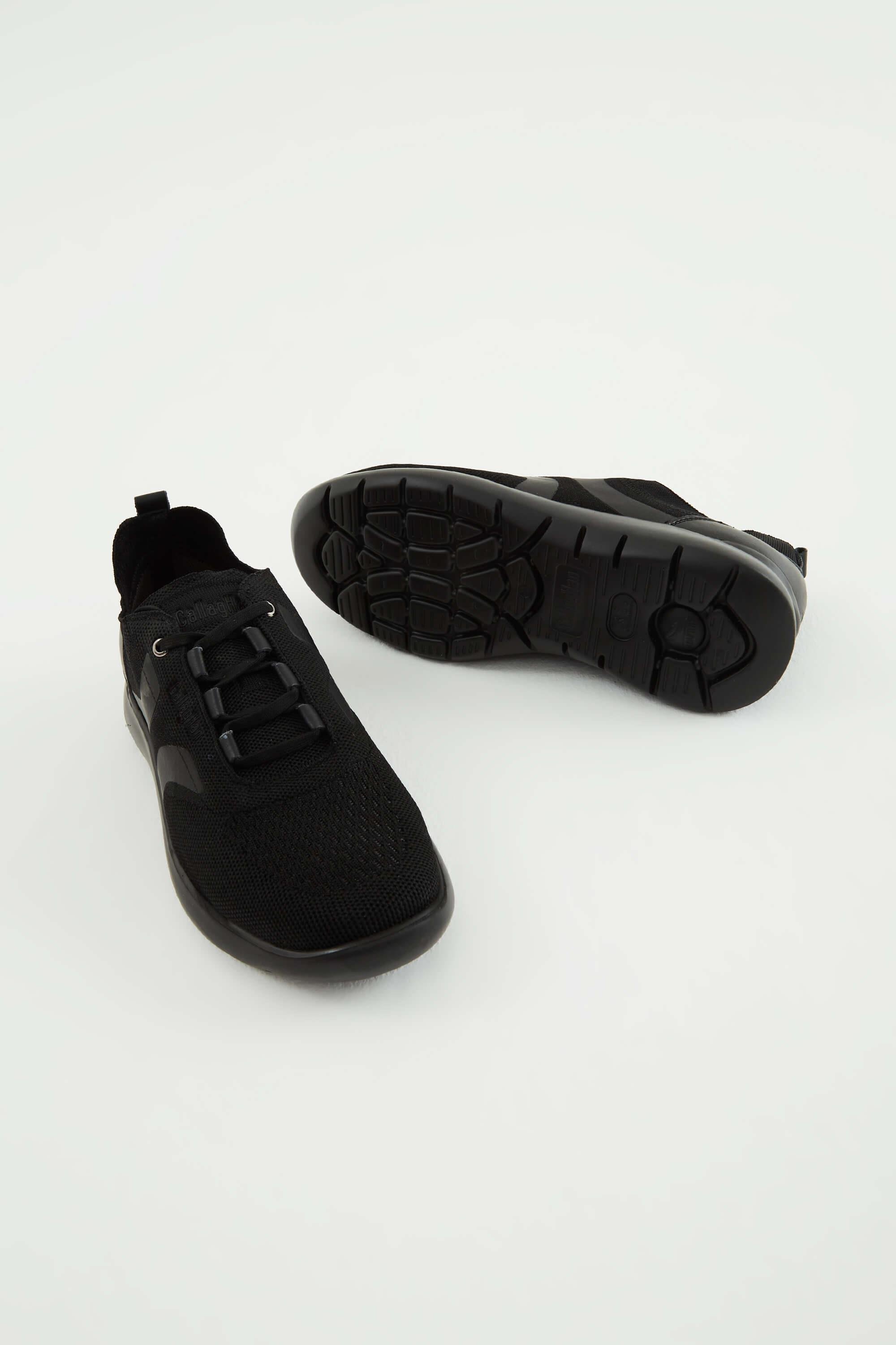 CALLAGHAN Erkek Tekstil Deri Siyah Sneakers & Spor Ayakkabı