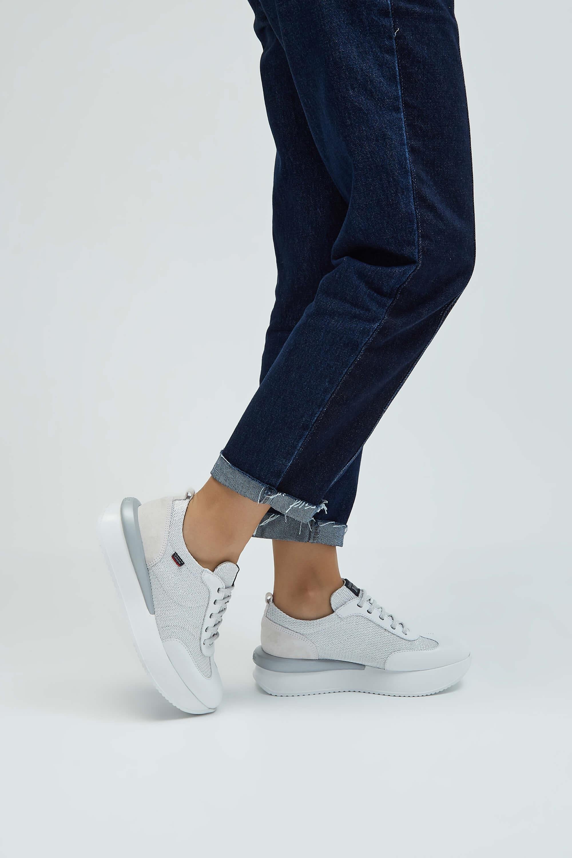 CALLAGHAN Kadın Deri & Tekstil Beyaz/Bej Sneakers & Spor Ayakkabı