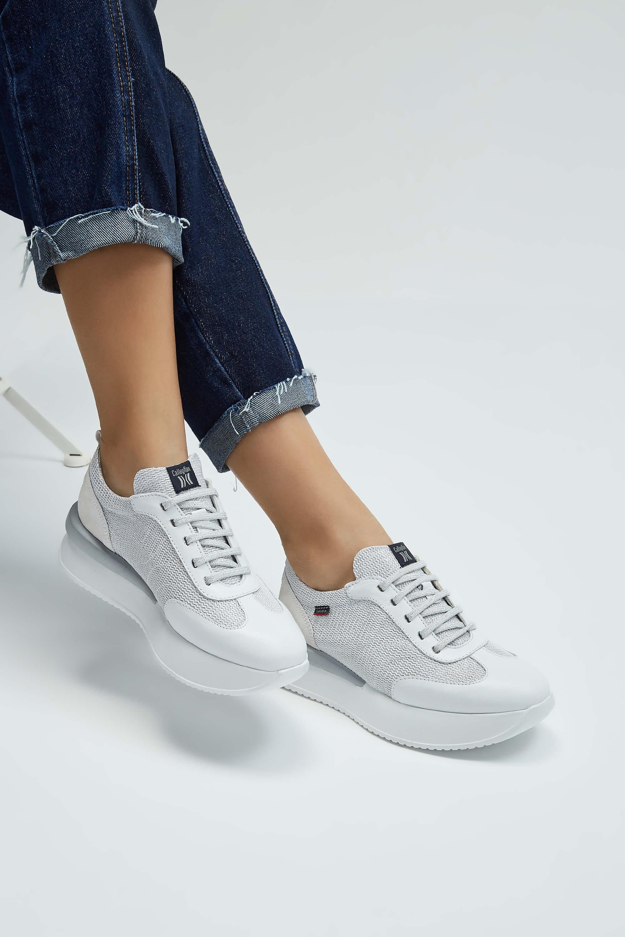 CALLAGHAN Kadın Deri & Tekstil Beyaz/Bej Sneakers & Spor Ayakkabı