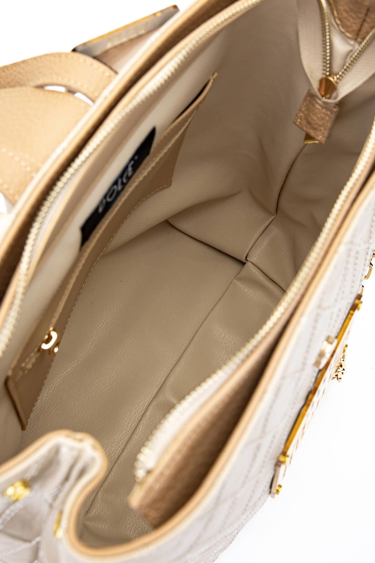 DOLCE Kadın Vegan Bej Kap Sırt Çantası