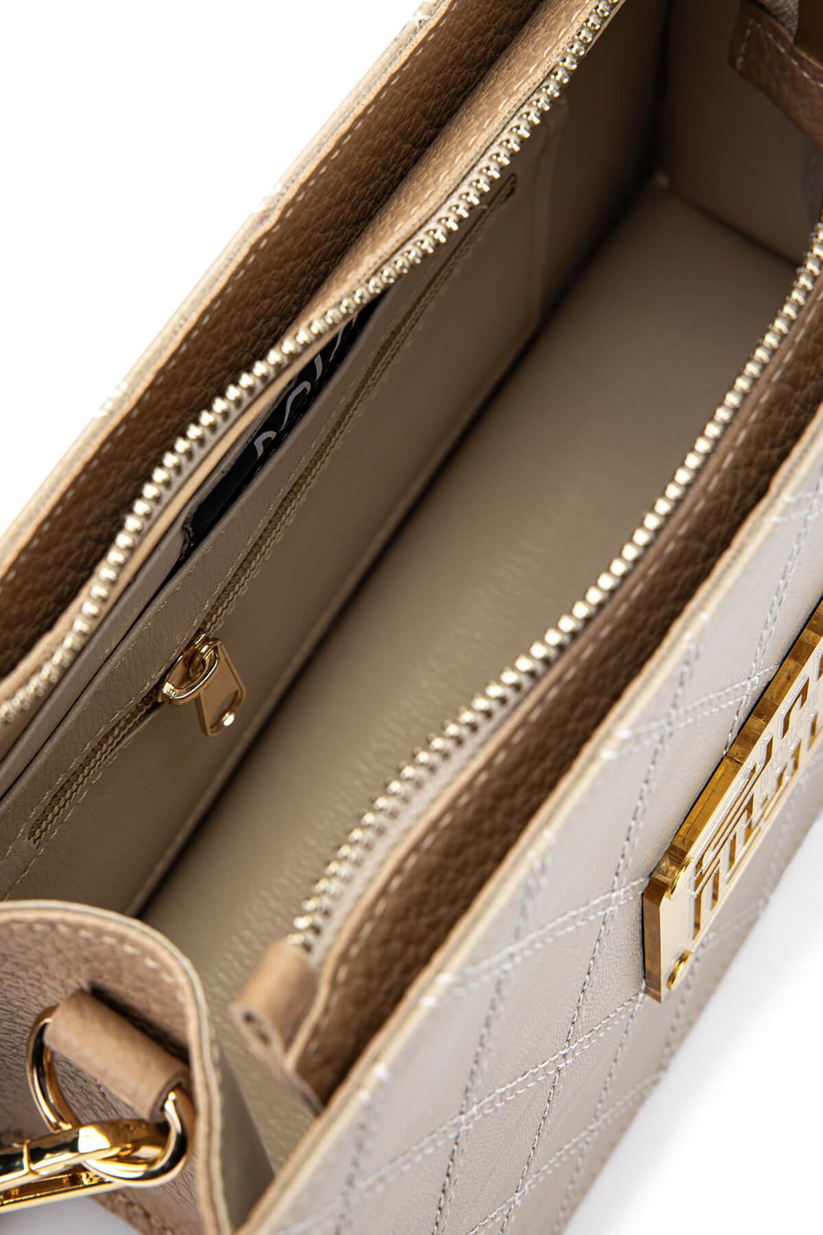 DOLCE Kadın Vegan Bej Postacı Çanta