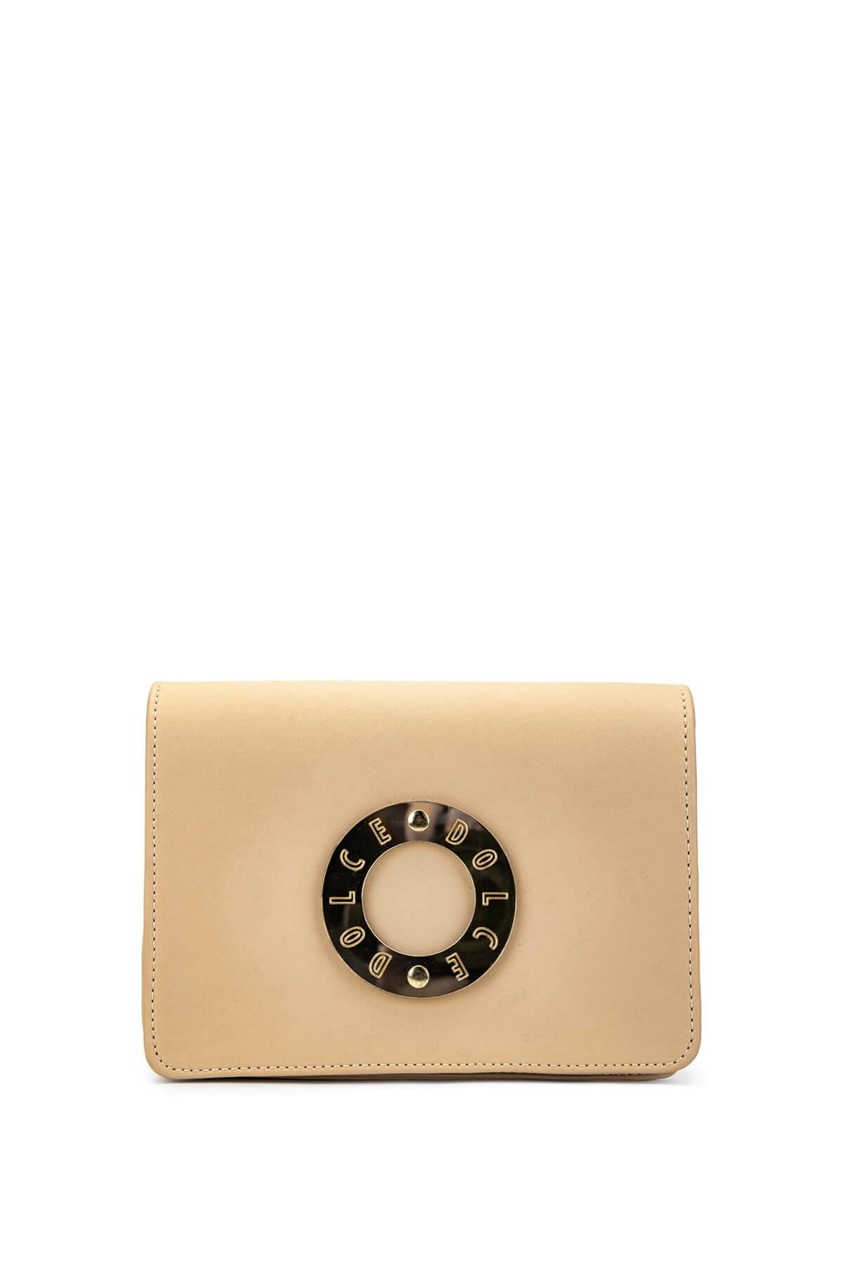 DOLCE Kadın Vegan Bej Postacı Çanta