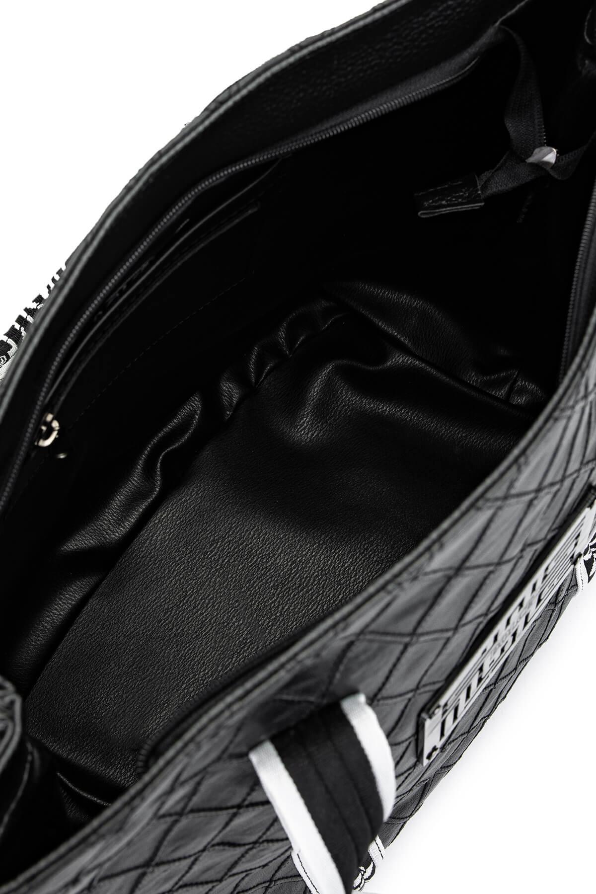 DOLCE Kadın Vegan Siyah Kap Omuz Çanta