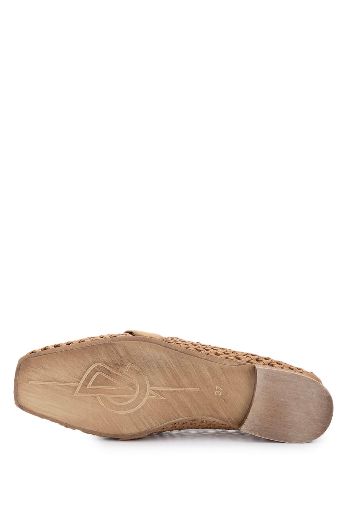 DONNA CAROLINA Kadın Hakiki Deri Vizon Loafer Ayakkabı