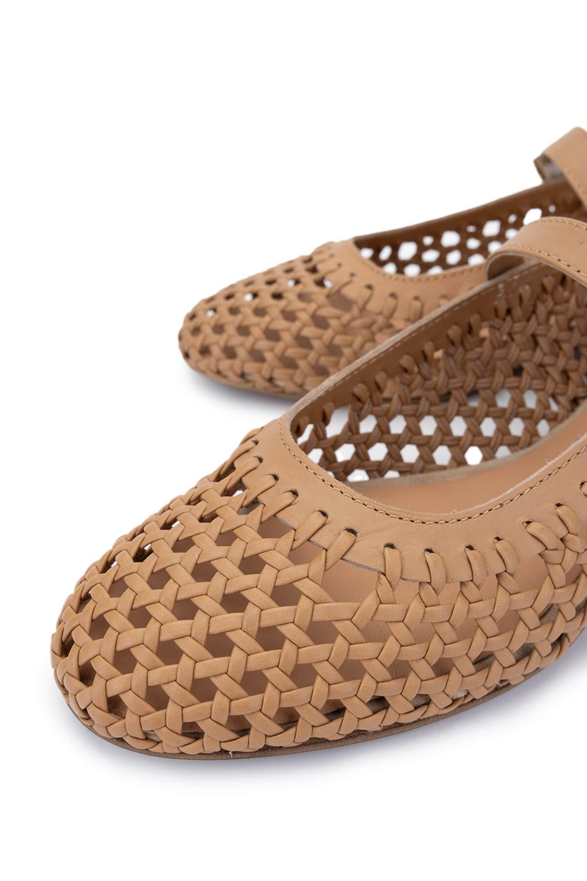 DONNA CAROLINA Kadın Hakiki Deri Vizon Babet Ayakkabı