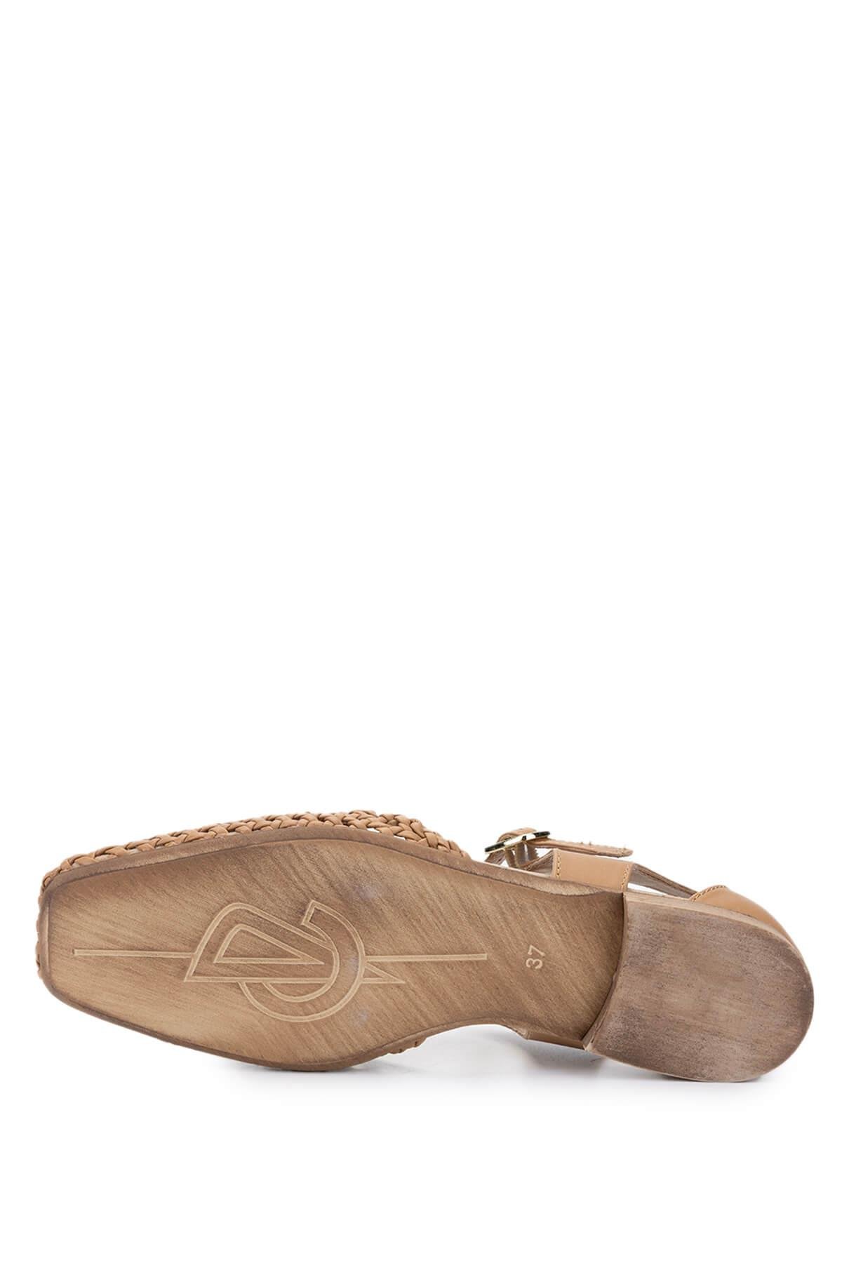 DONNA CAROLINA Kadın Hakiki Deri Vizon Babet Ayakkabı