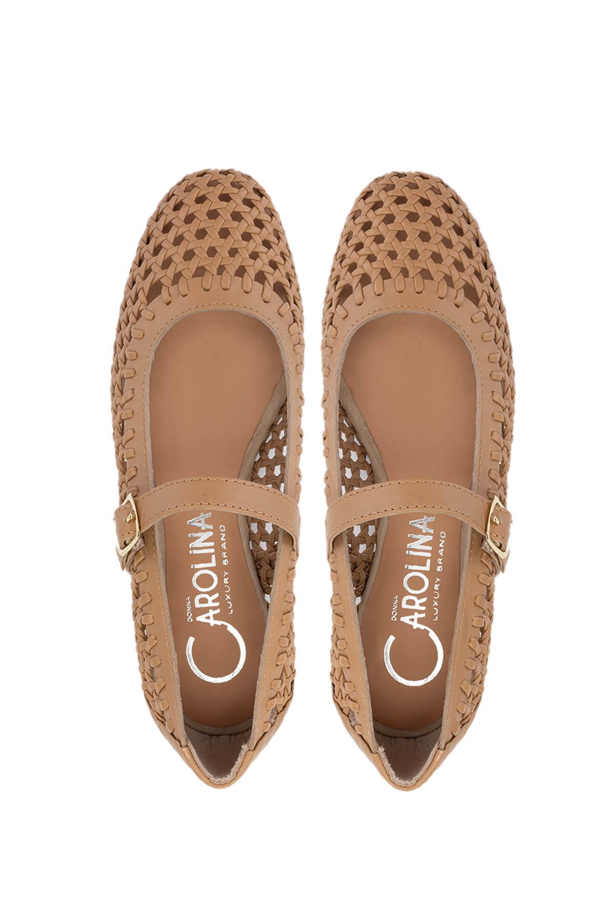 DONNA CAROLINA Kadın Hakiki Deri Vizon Babet Ayakkabı