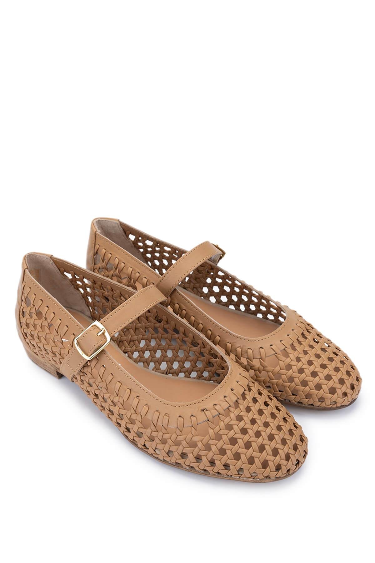 DONNA CAROLINA Kadın Hakiki Deri Vizon Babet Ayakkabı