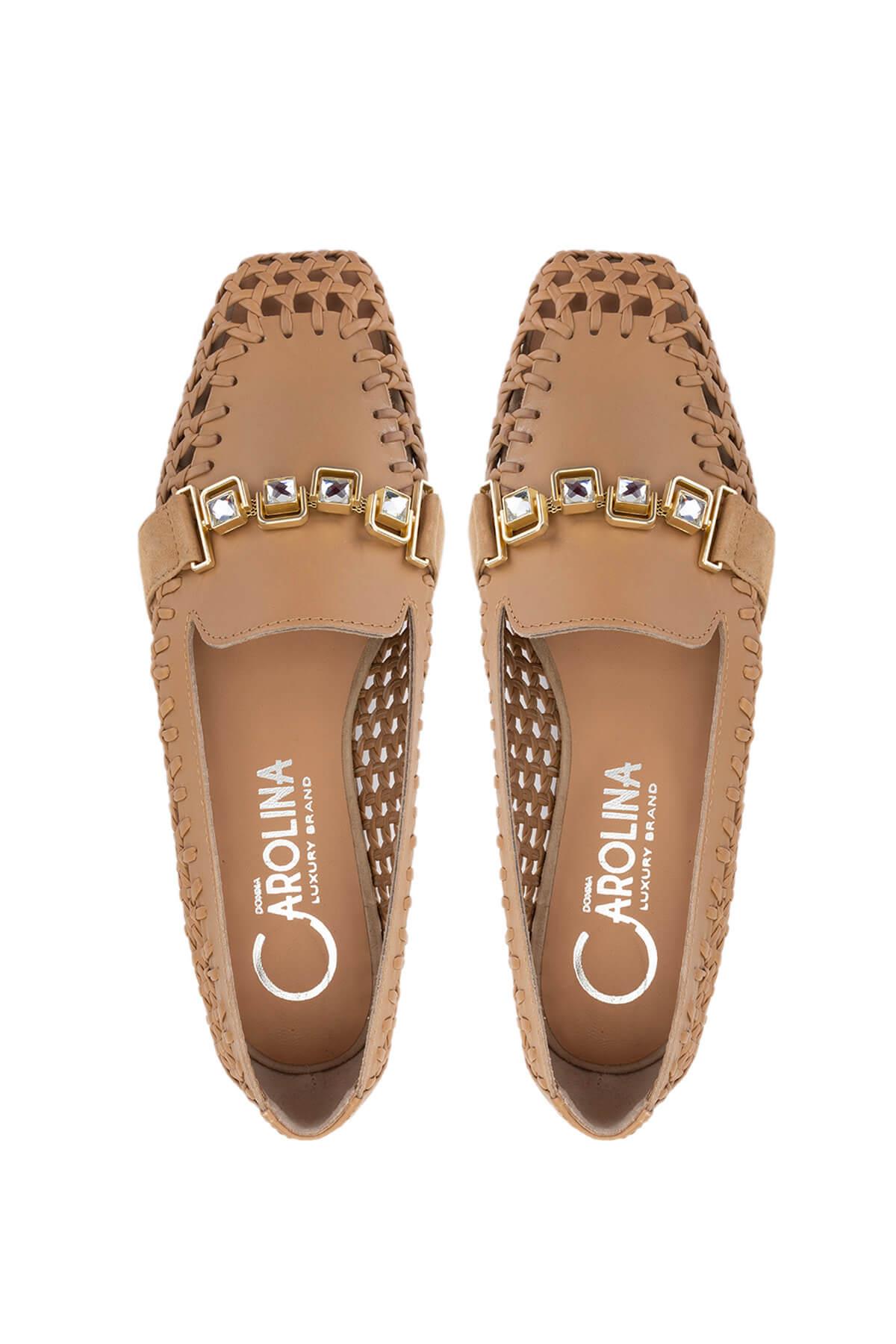 DONNA CAROLINA Kadın Hakiki Deri Vizon Loafer Ayakkabı