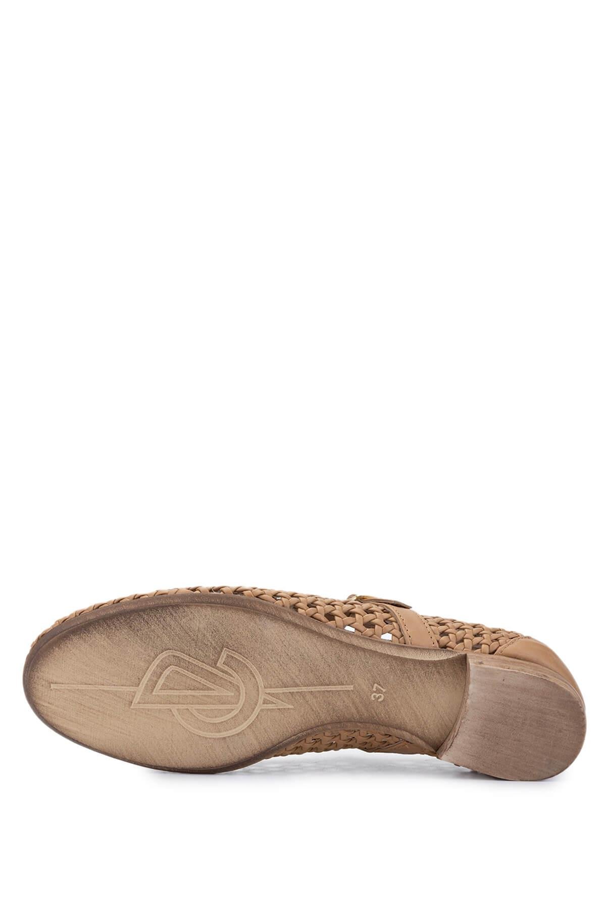 DONNA CAROLINA Kadın Hakiki Deri Vizon Babet Ayakkabı