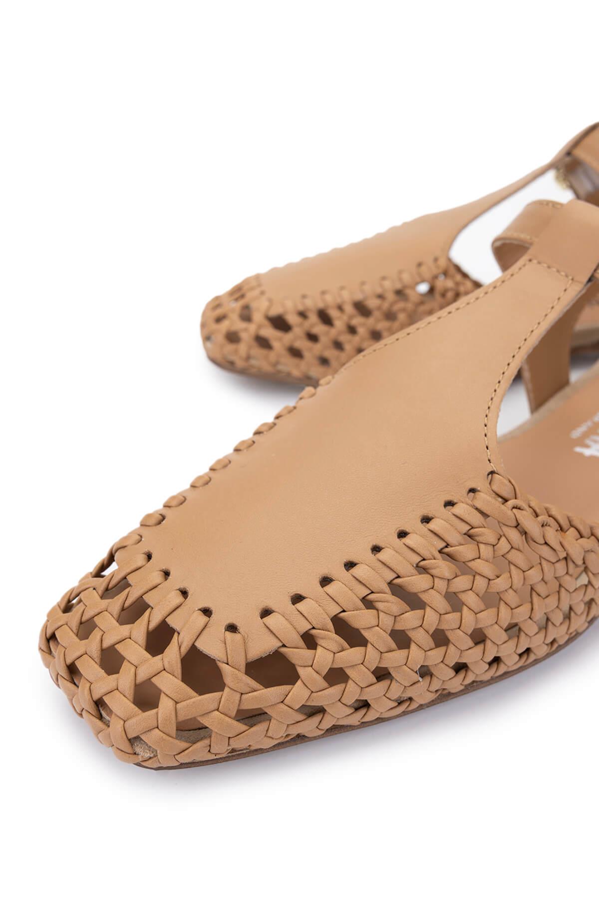 DONNA CAROLINA Kadın Hakiki Deri Vizon Babet Ayakkabı