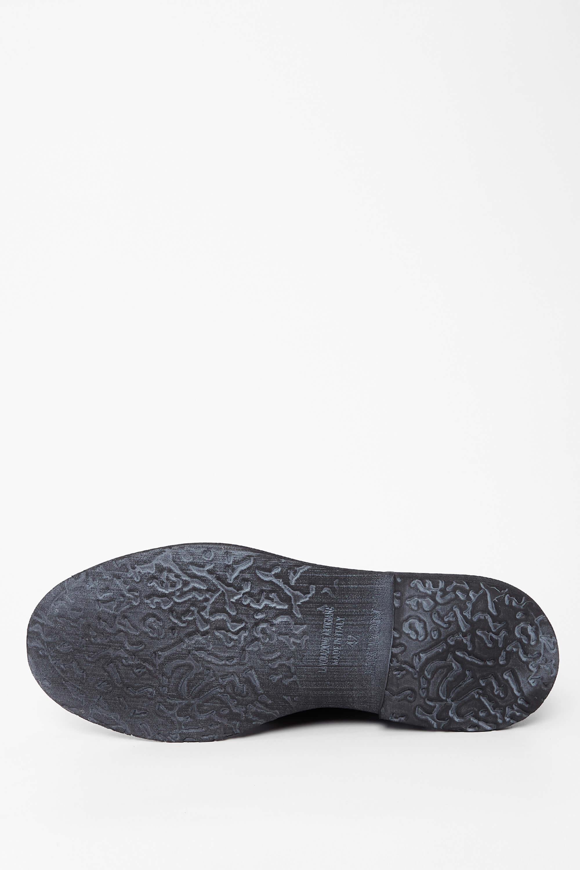 Exton Erkek Hakiki Deri Siyah Casual Ayakkabı