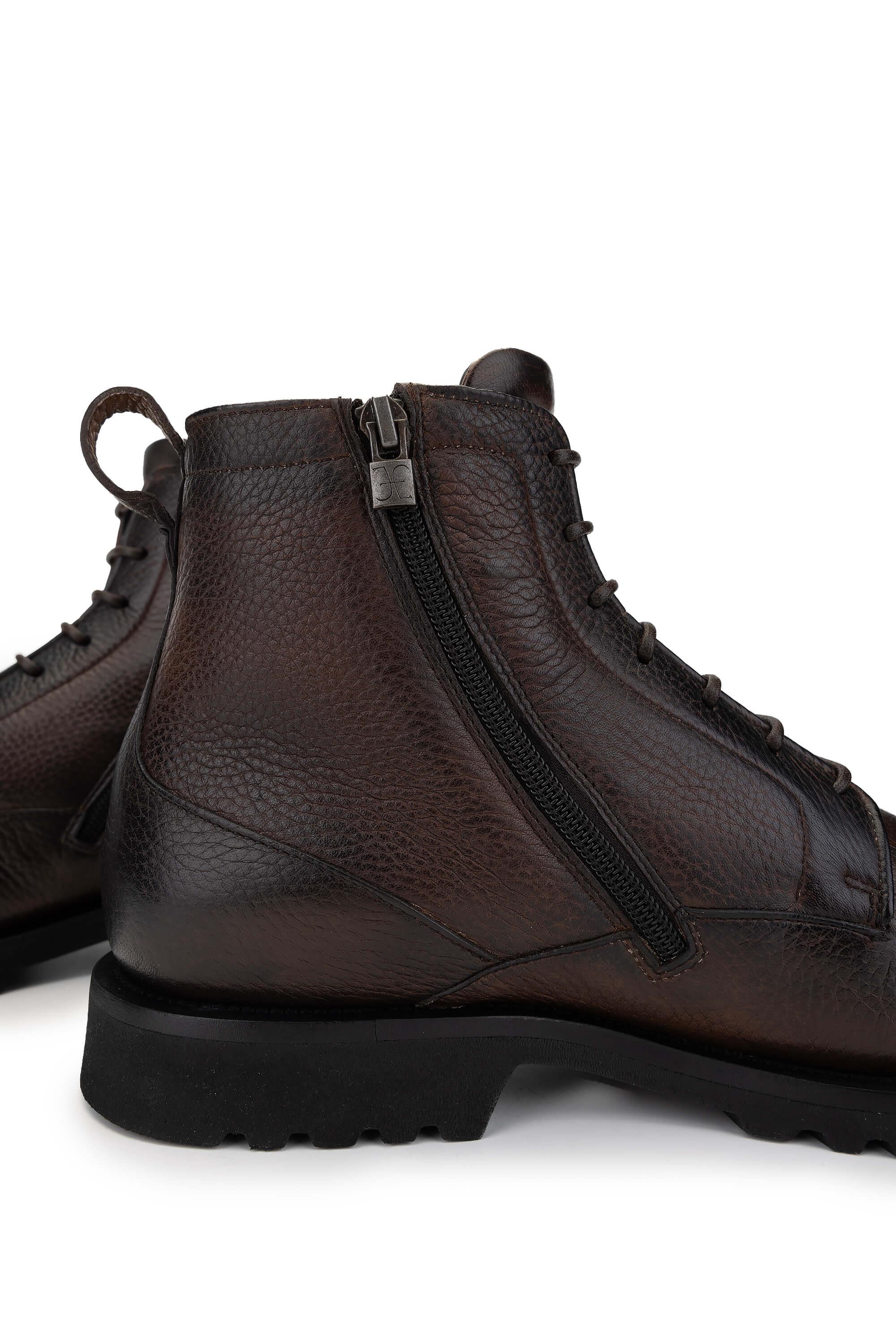 Fabi Erkek Hakiki Deri Kahverengi Casual Bot