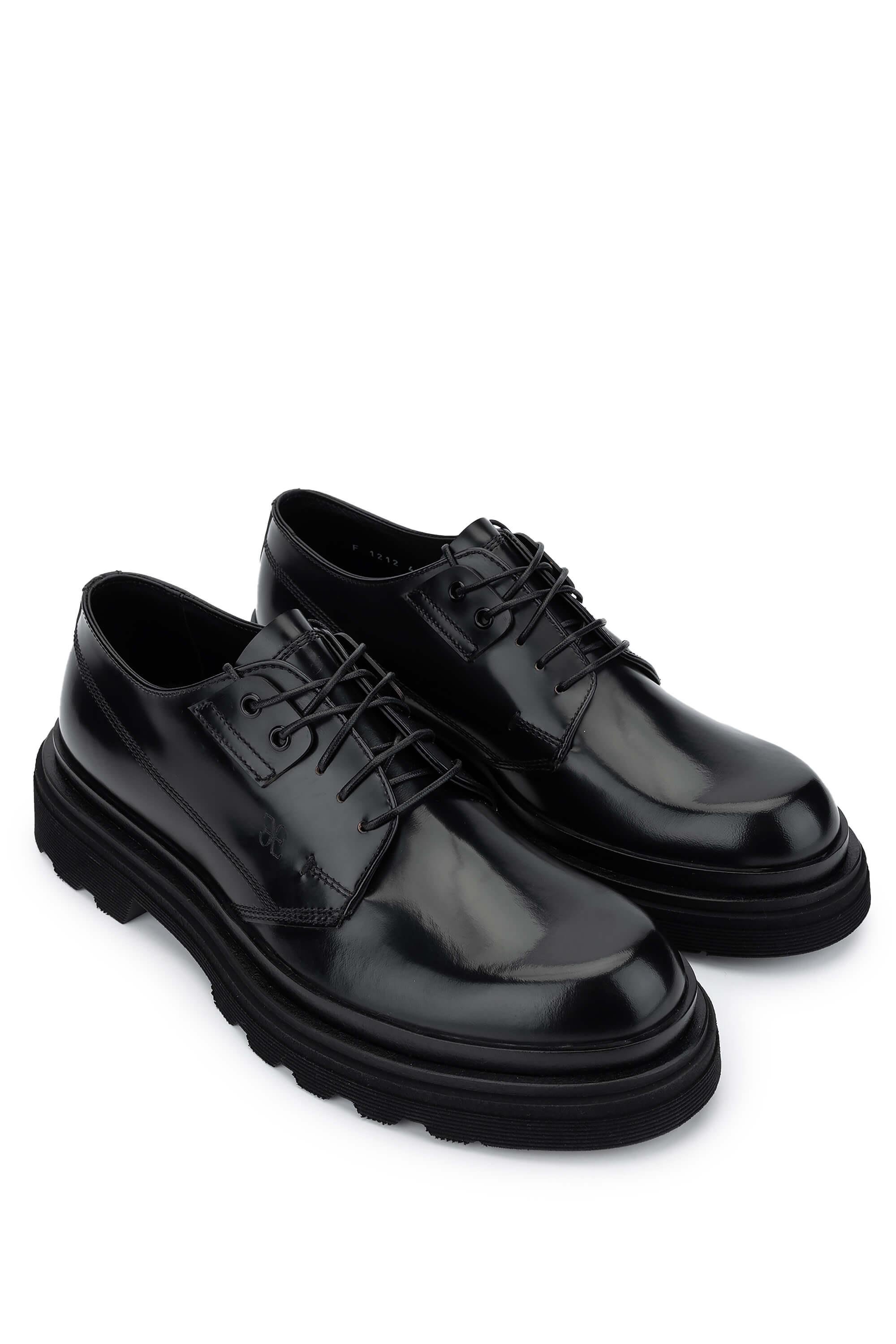 Fabi Erkek Hakiki Deri Siyah Klasik Ayakkabı